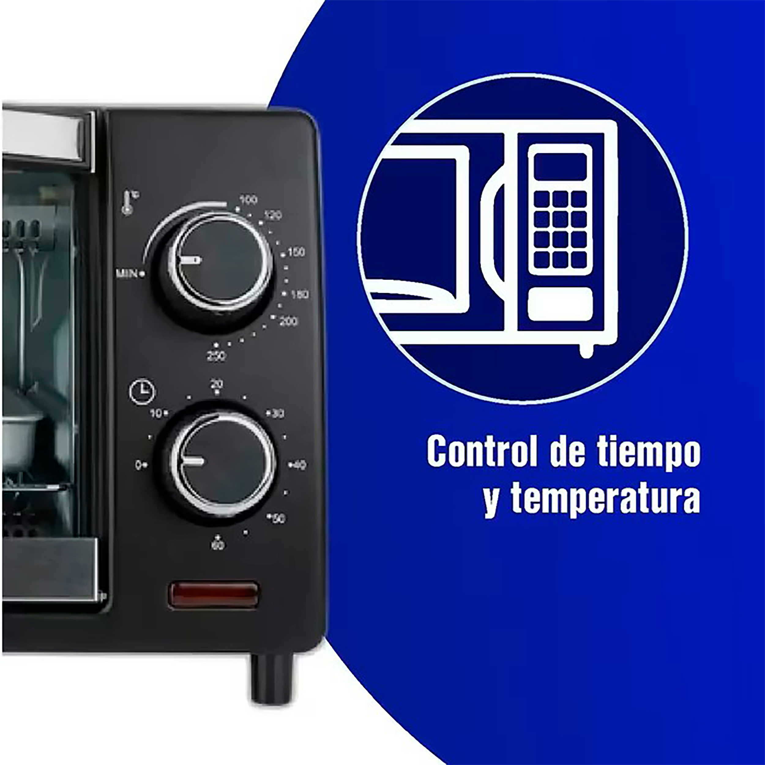 Horno Tostador KALLEY K-MHE8009N01 9 Litros Negro