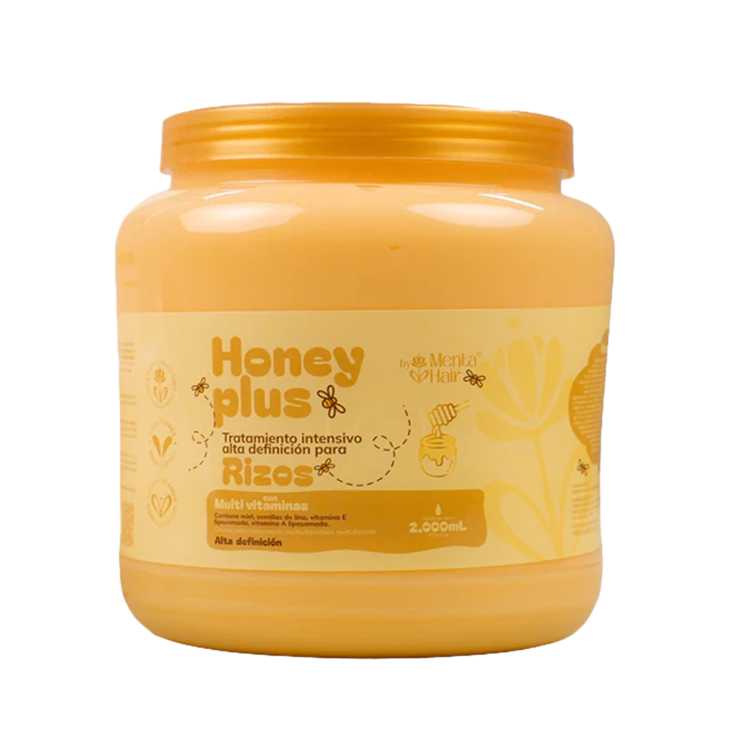 BOMBONERA HONEY PLUS RIZOS X2000ML MENTA