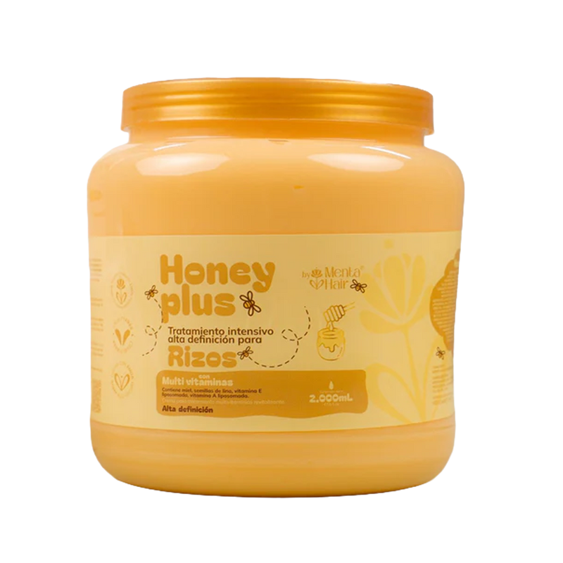 BOMBONERA HONEY PLUS RIZOS X2000ML MENTA