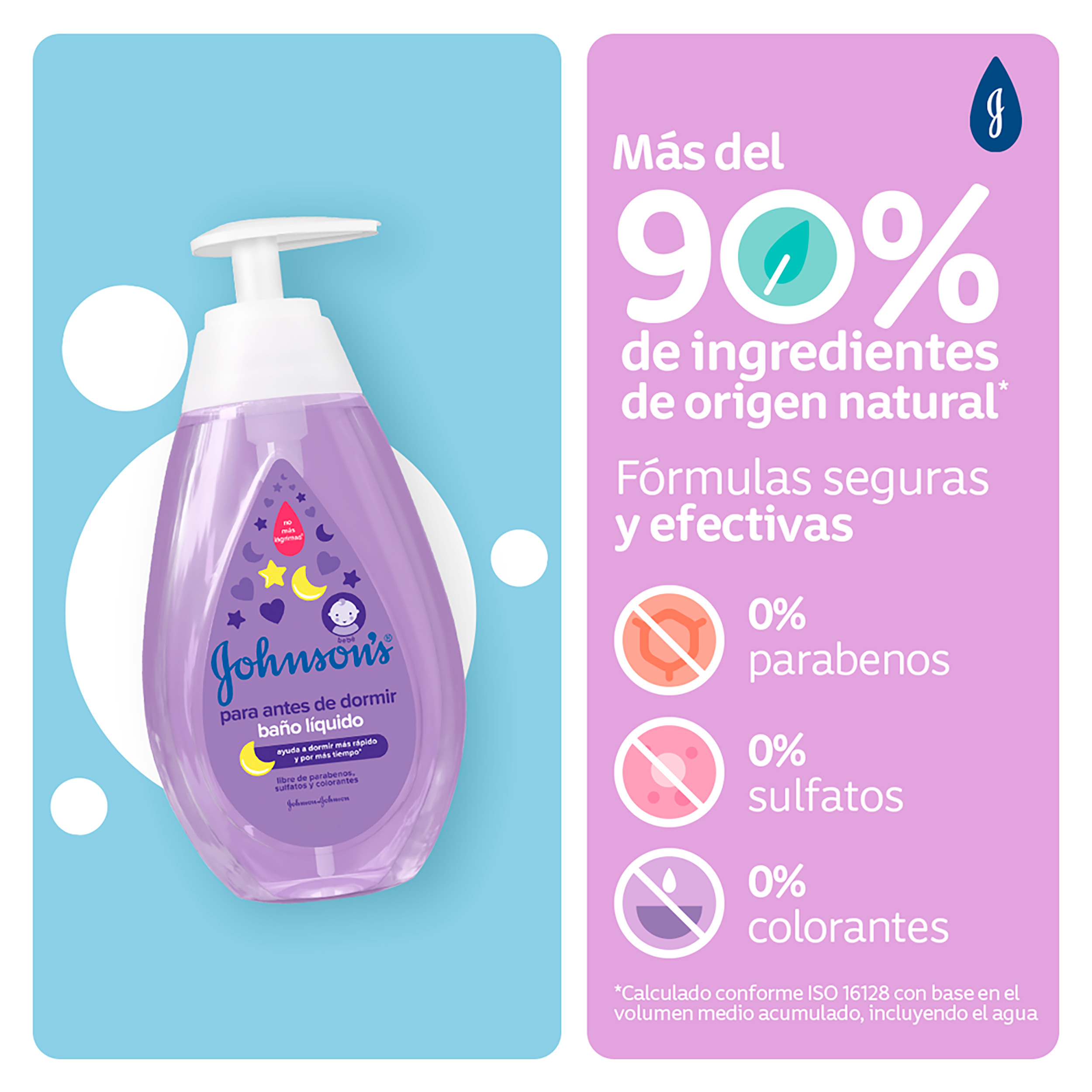 BAÑO LIQUIDO PAR BEBE JOHNSON’S® ANTES DE DORMIR 400ML