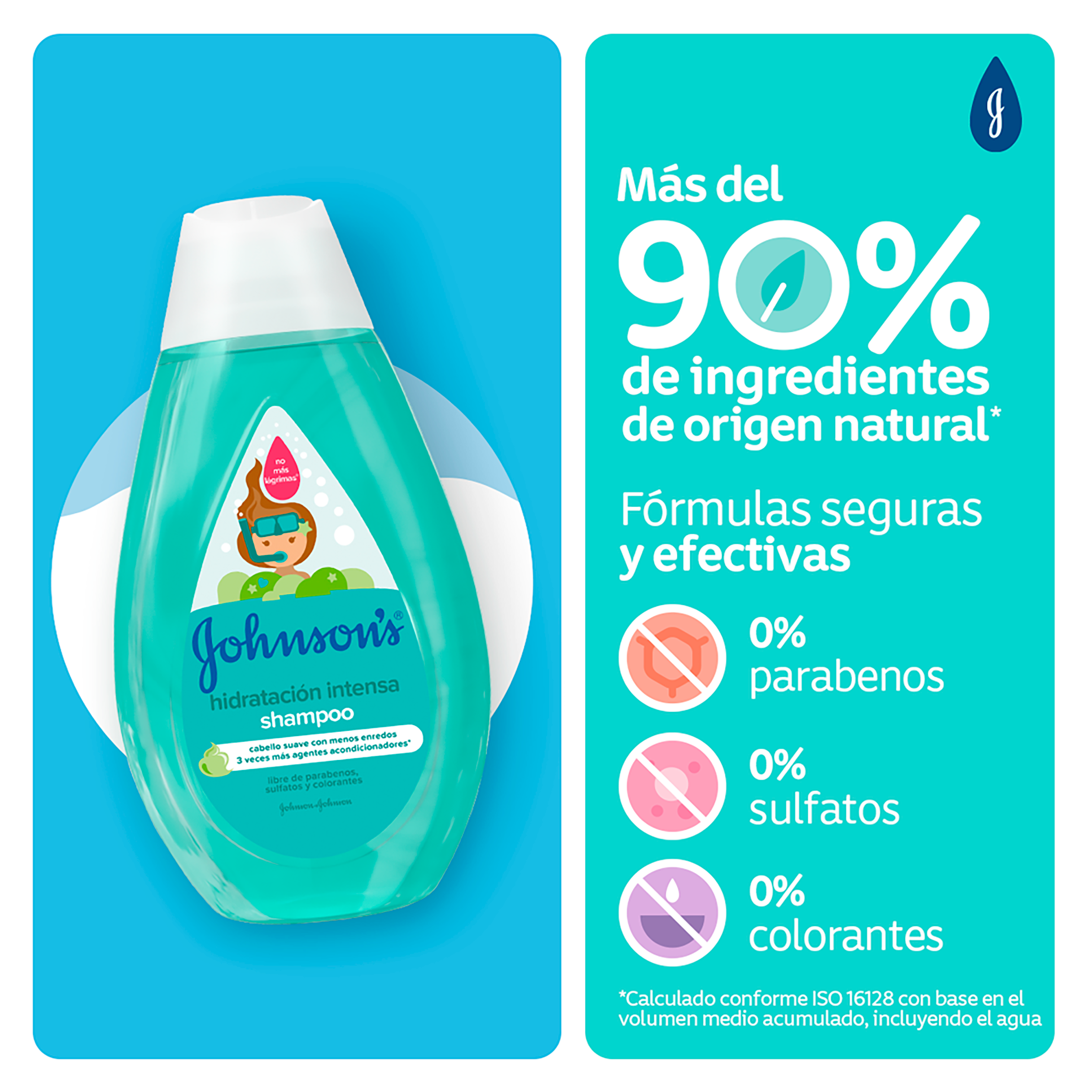 SHAMPOO JOHNSON'S® HIDRATACION INTENSA  X1000ML