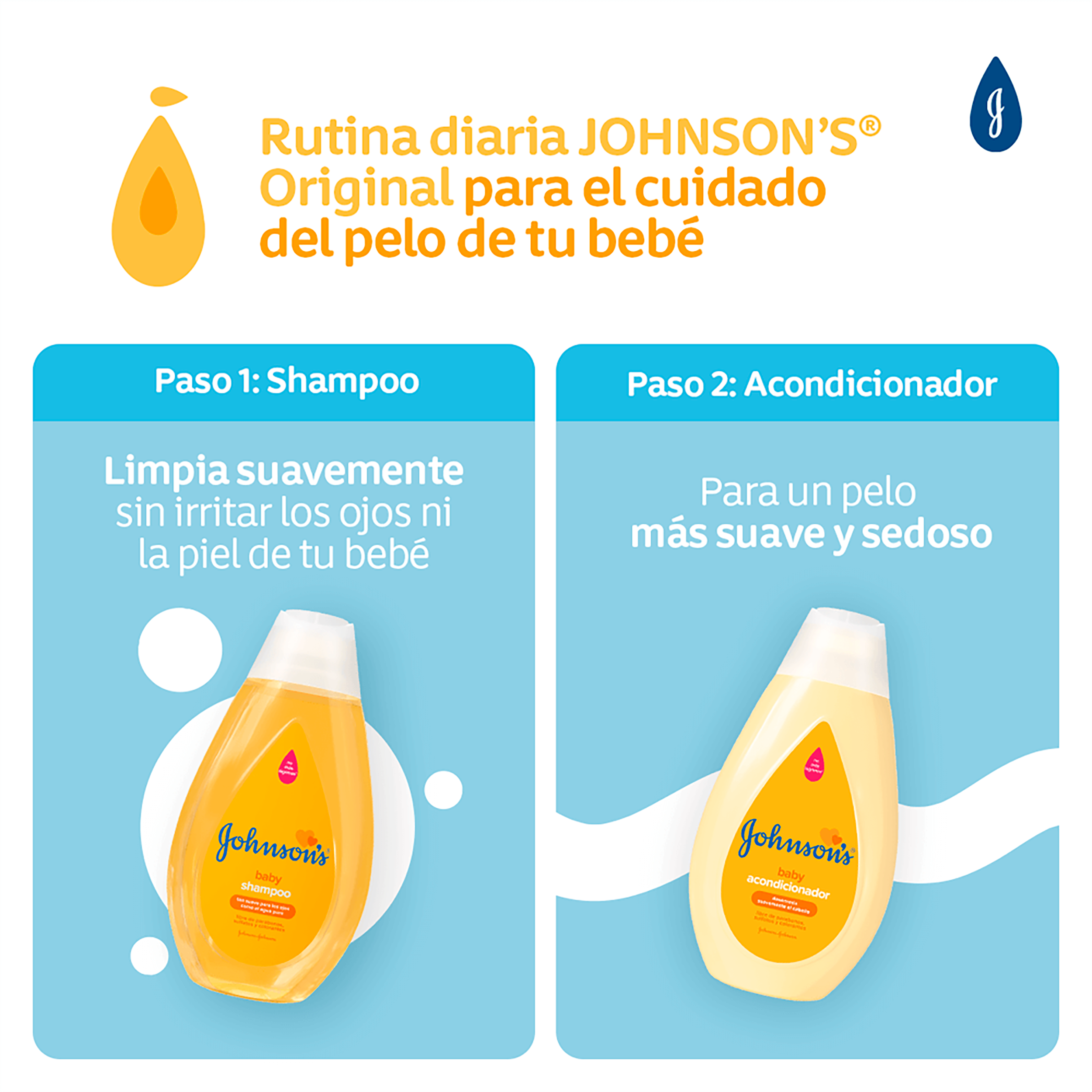 ACONDICIONADOR  JOHNSON'S® BABY ORIGINAL X400ML