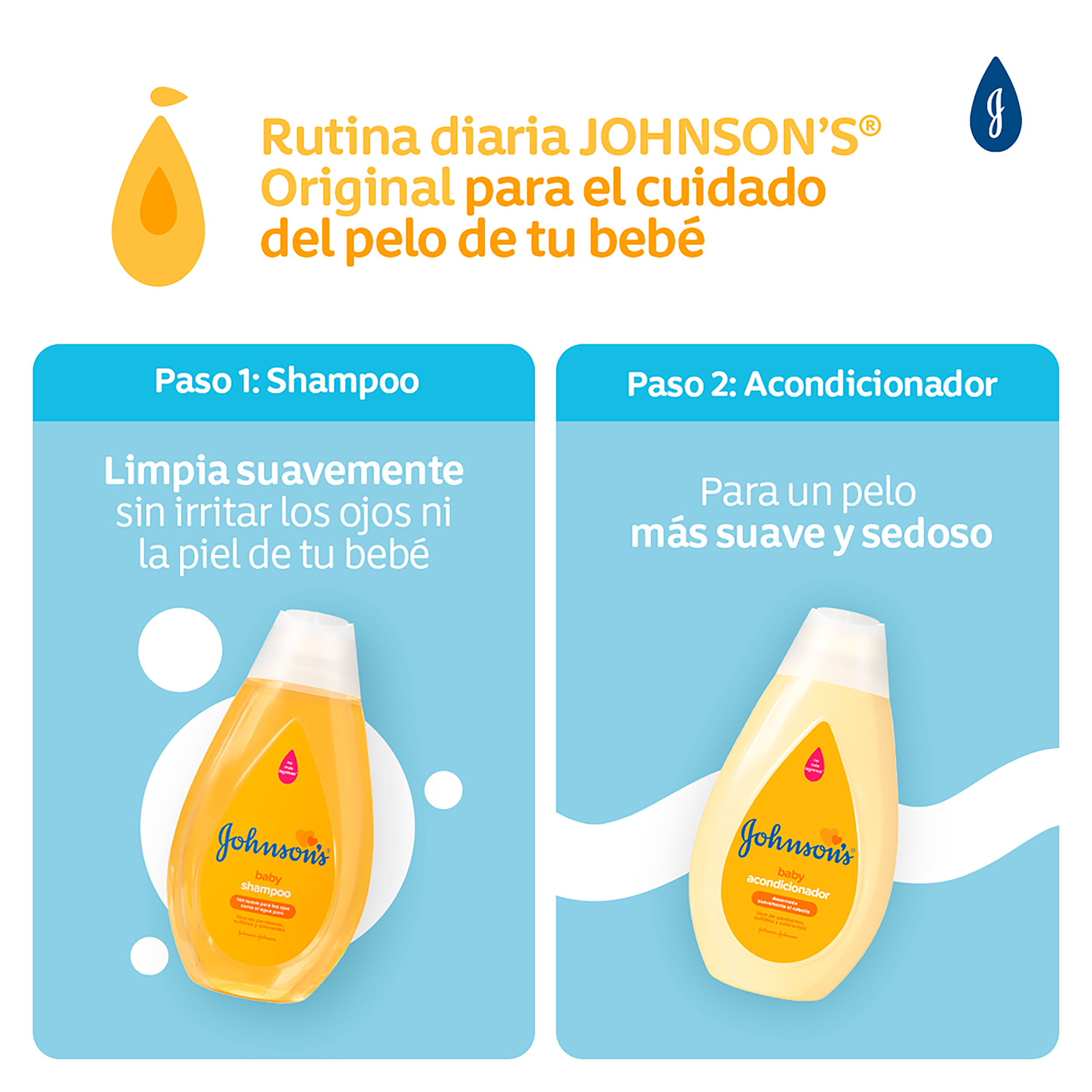 SAHMPOO JOHNSON'S® BABY ORIGINAL X400ML