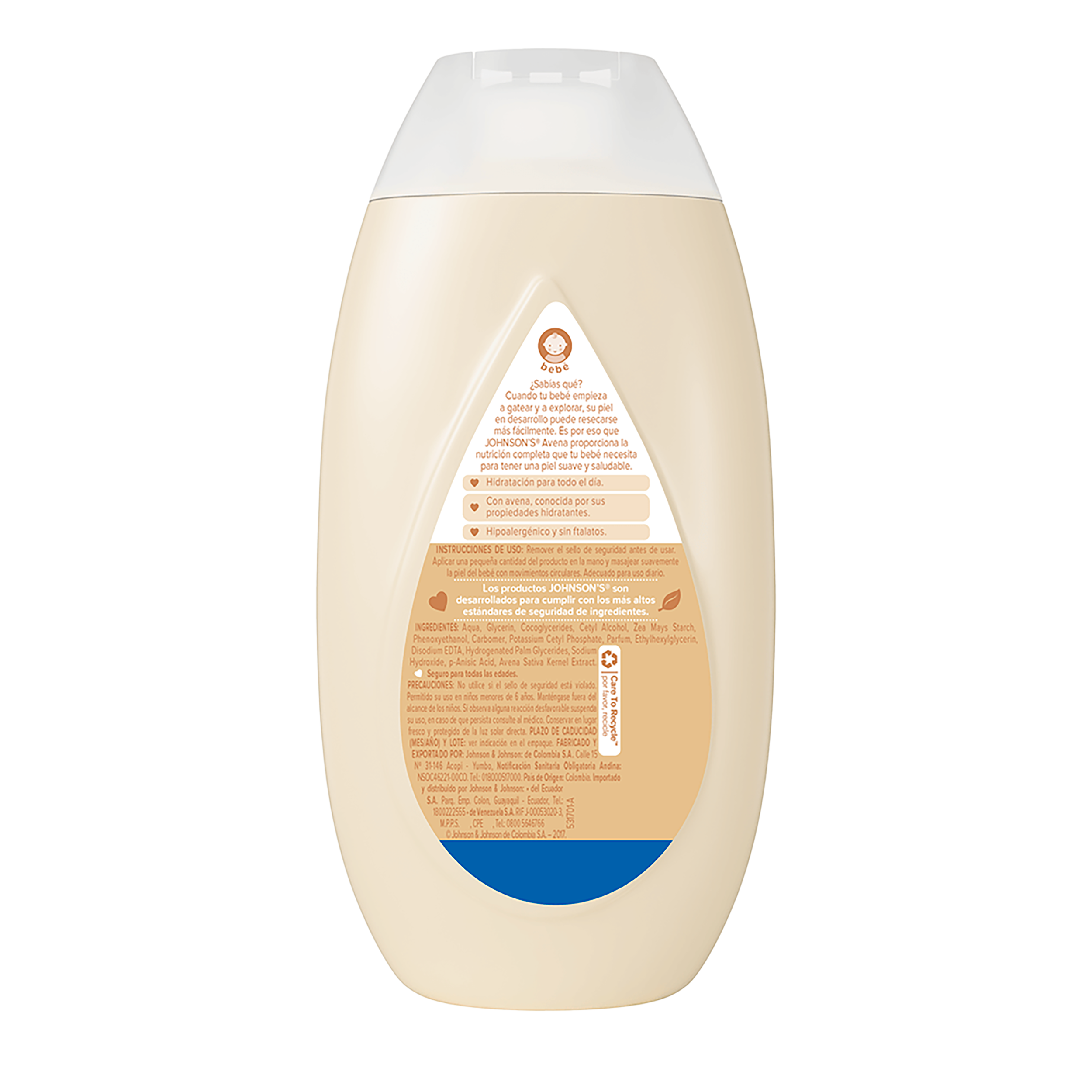 CREMA LIQUIDA JOHNSON'S® AVENA X200ML