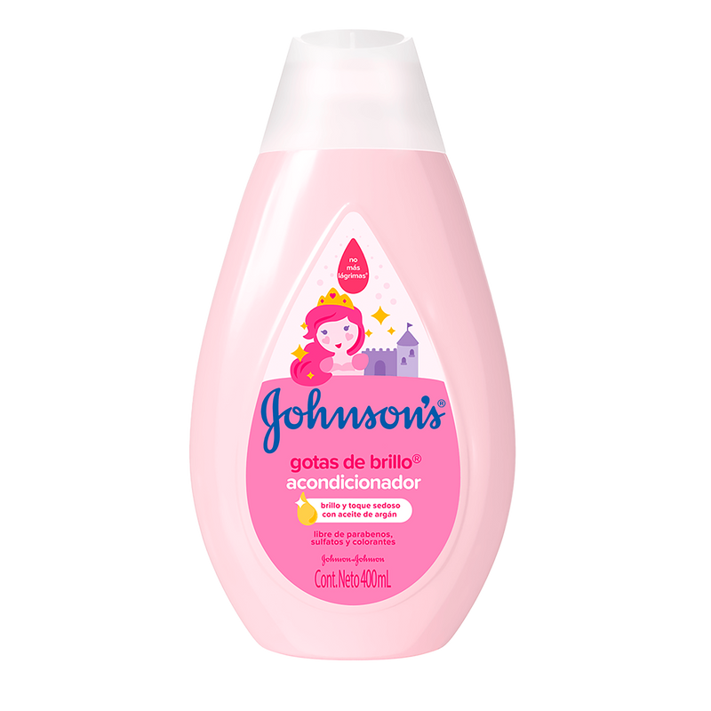 ACONDICIONADOR JOHNSON'S® GOTAS DE BRILLO X400ML