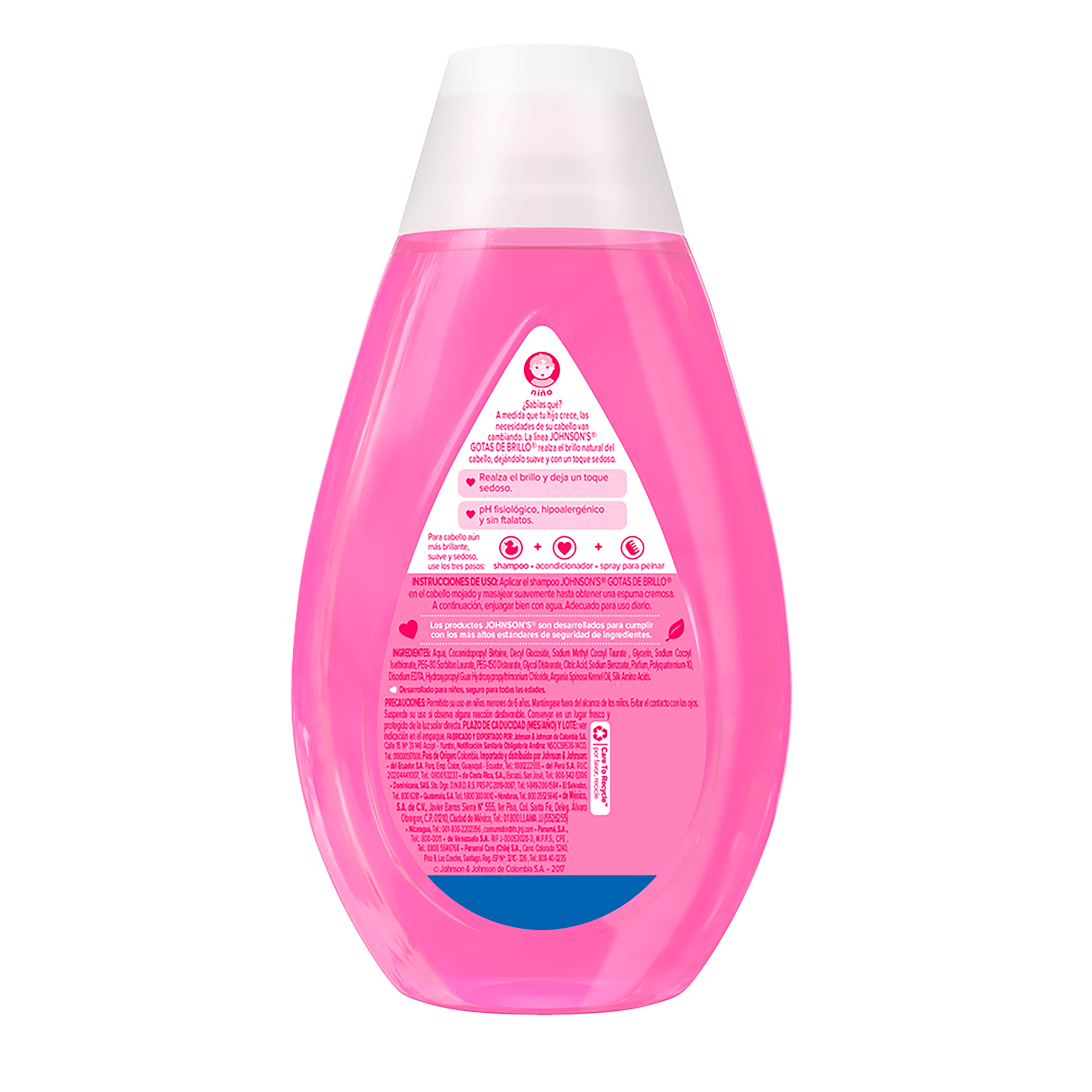 SHAMPOO JOHNSON'S® GOTAS DE BRILO X400ML