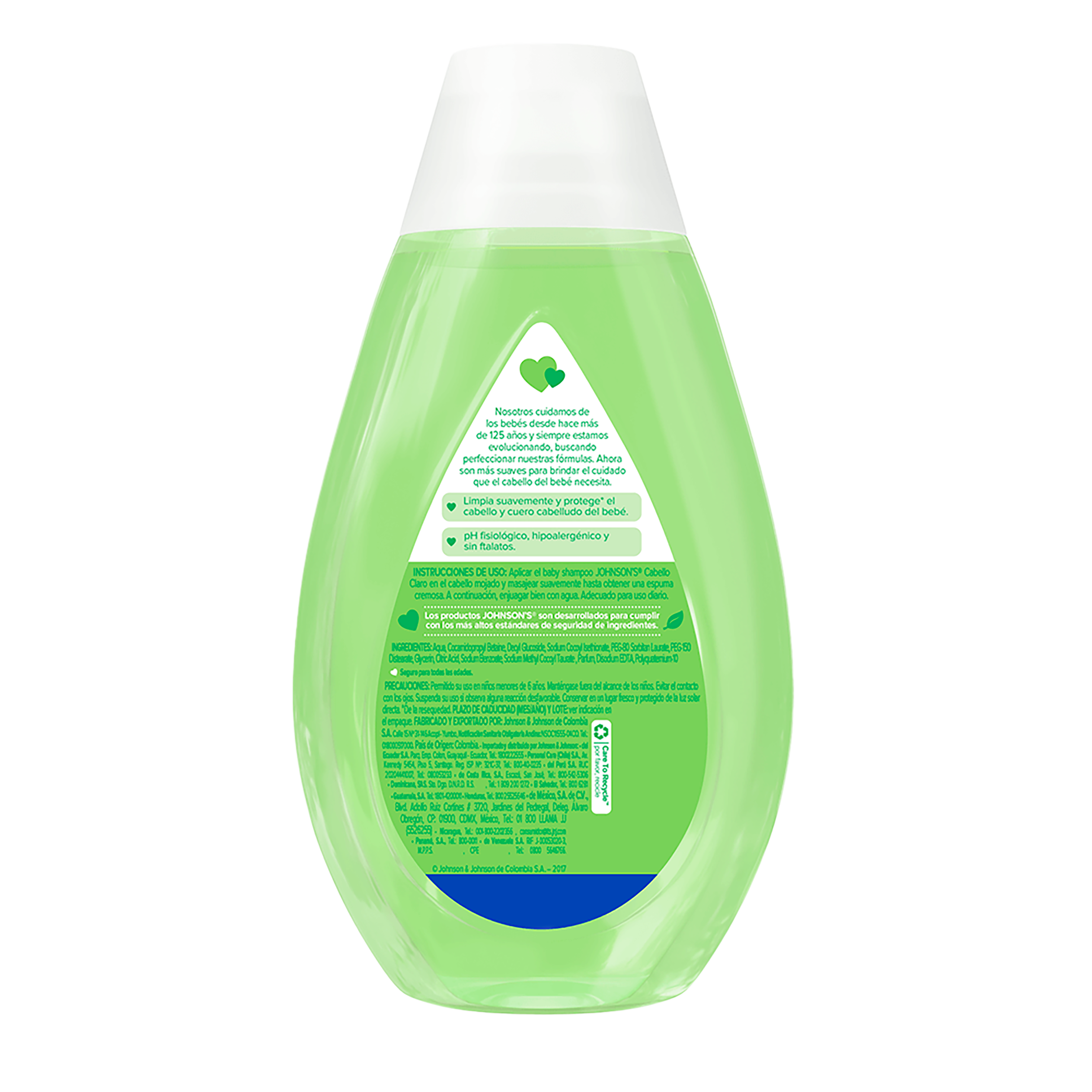 SHAMPOO JOHNSON'S® PELO CLARO MANZANILLA X400ML
