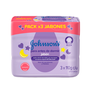 JABÒN EN BARRA JOHNSON'S® ANTES DE DORMIR X3