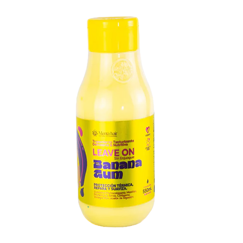 CREMA DE PEINAR LEAVEN ON-BANANA GUM