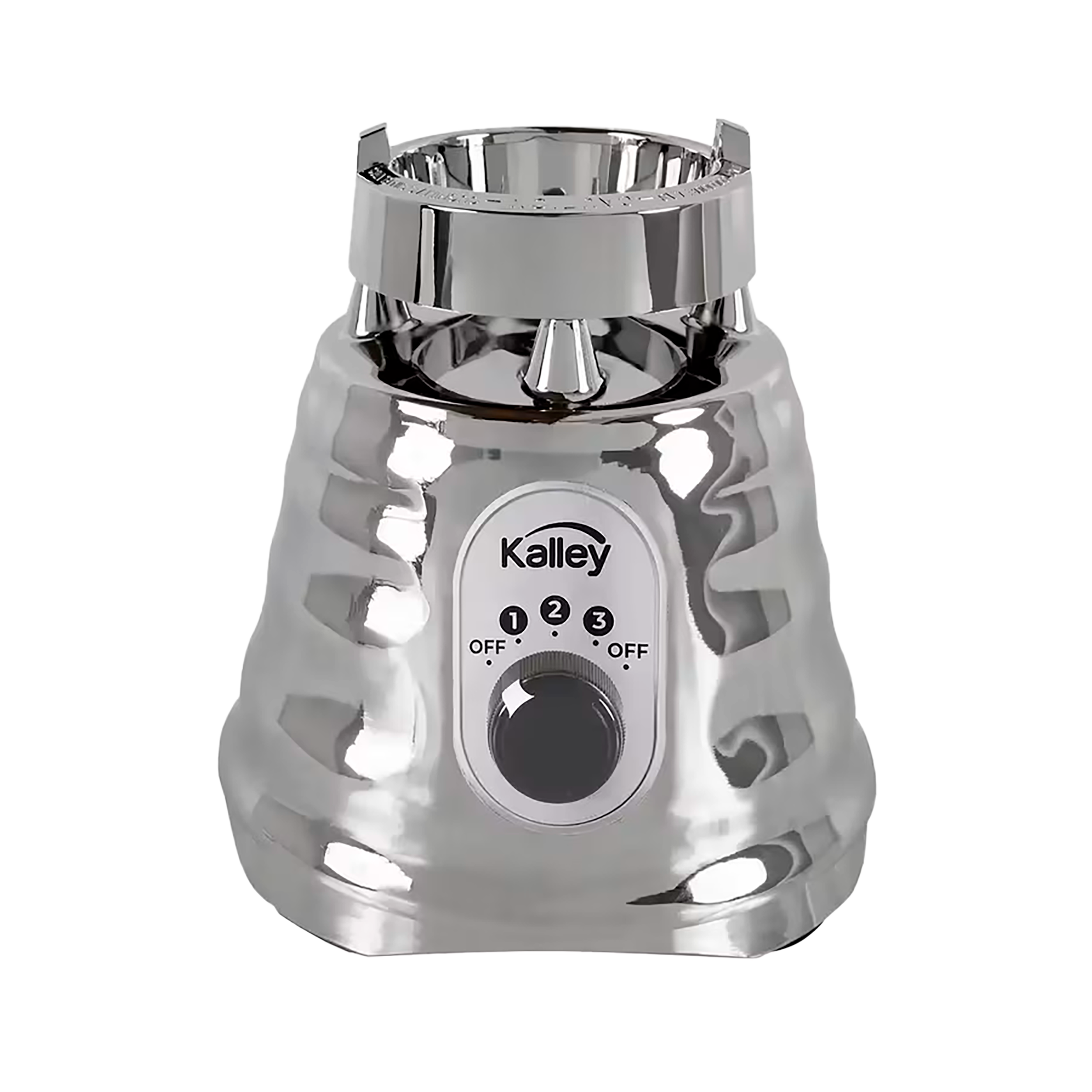 LICUADORA CROMADA VASO VIDRIO KALLEY