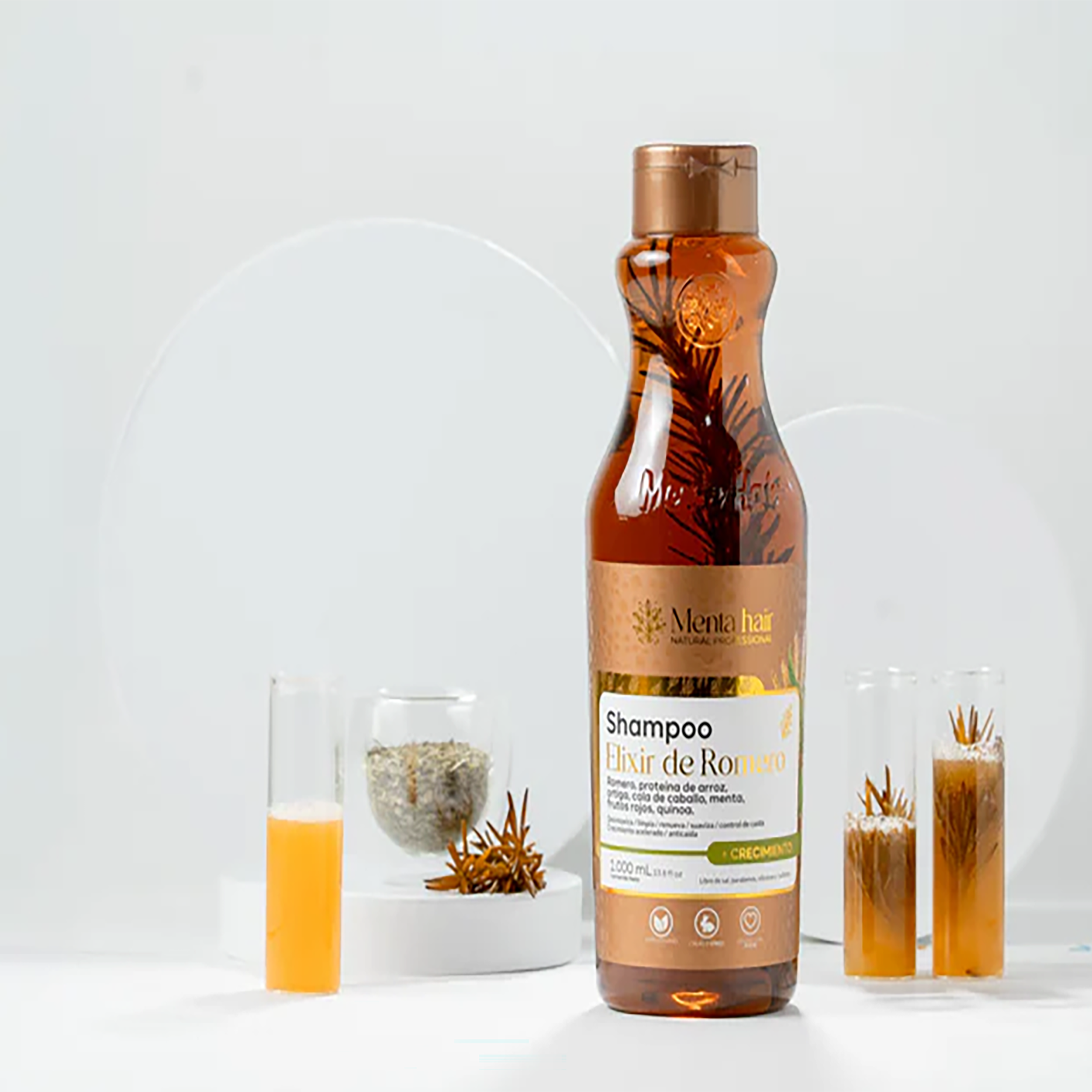 SHAMPOO BOMBA HERBAL ROMERO X1000 ML MEN