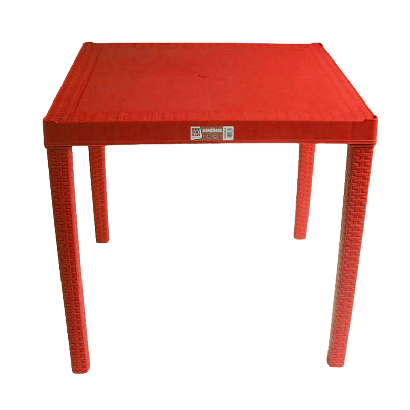 MESA BARICHARA ROJA RIMOPLASTICAS