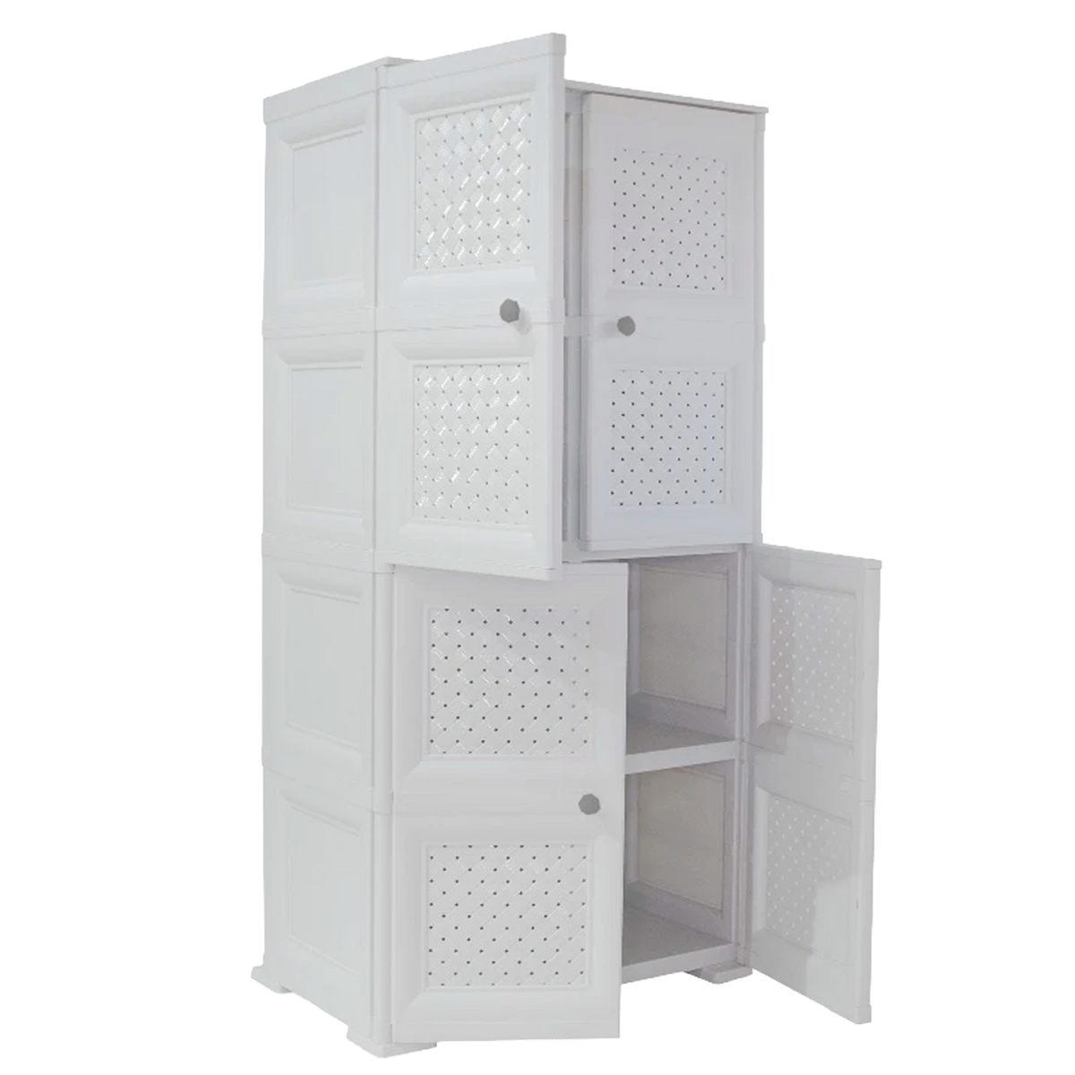 MUEBLE ELEGANCE DA VINCI RATTAN BLANCO