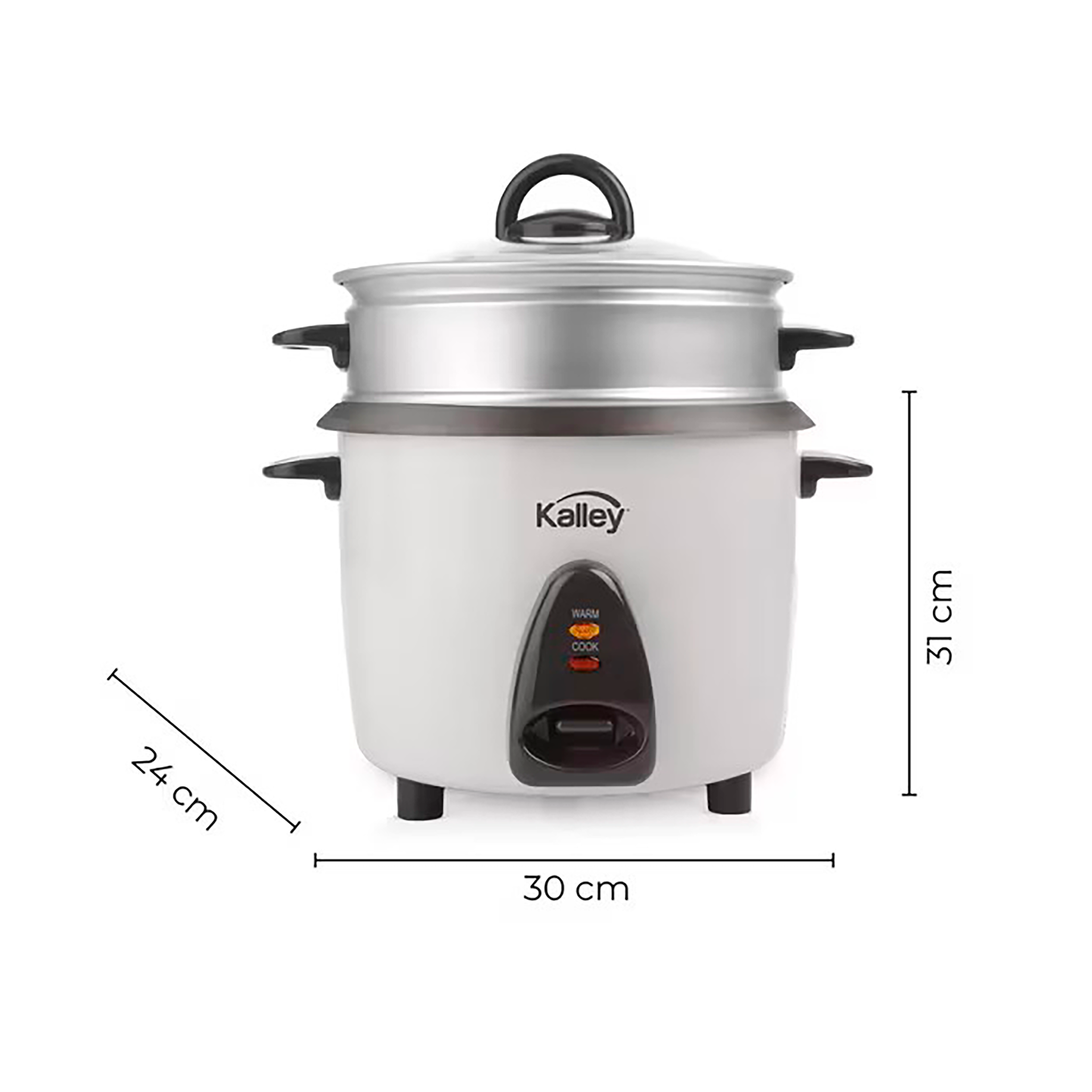 Olla Arrocera KALLEY 7 Tazas K-RC14B Blanco