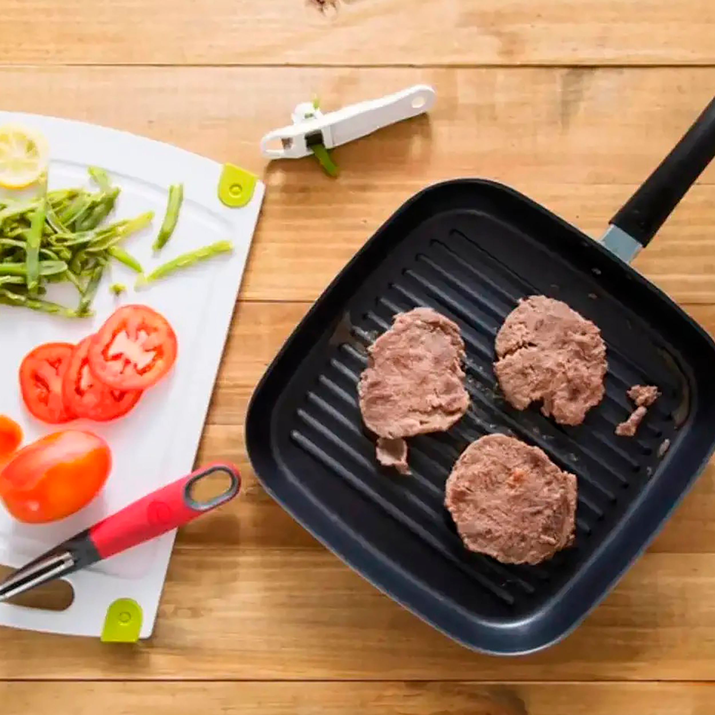 PLANCHA ILKO ANTIADH 28X28CM JUST COOK