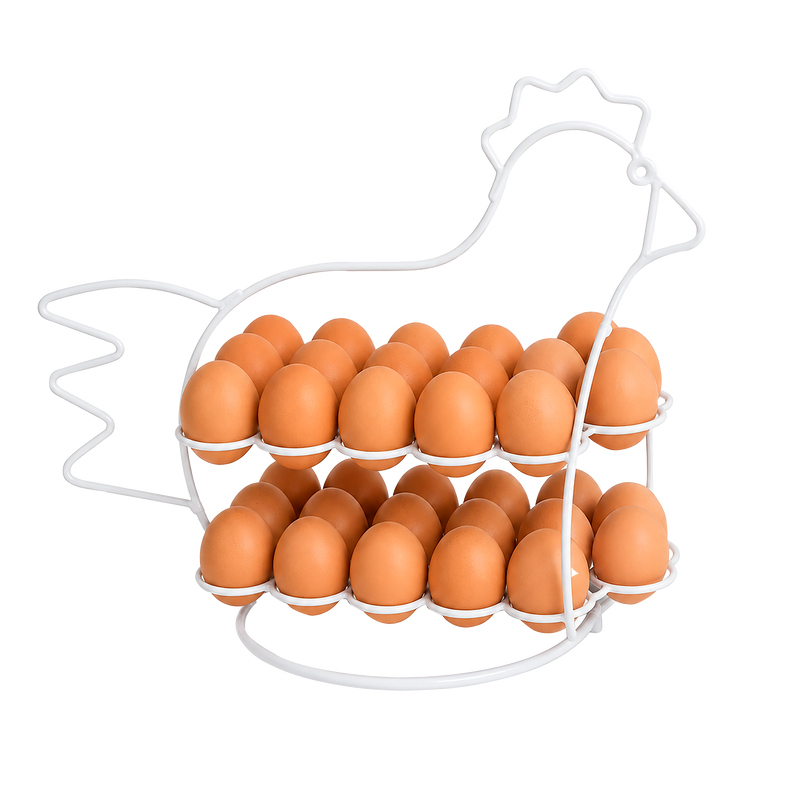 PORTA HUEVOS GALLINA X30 BCO COALAMBRES