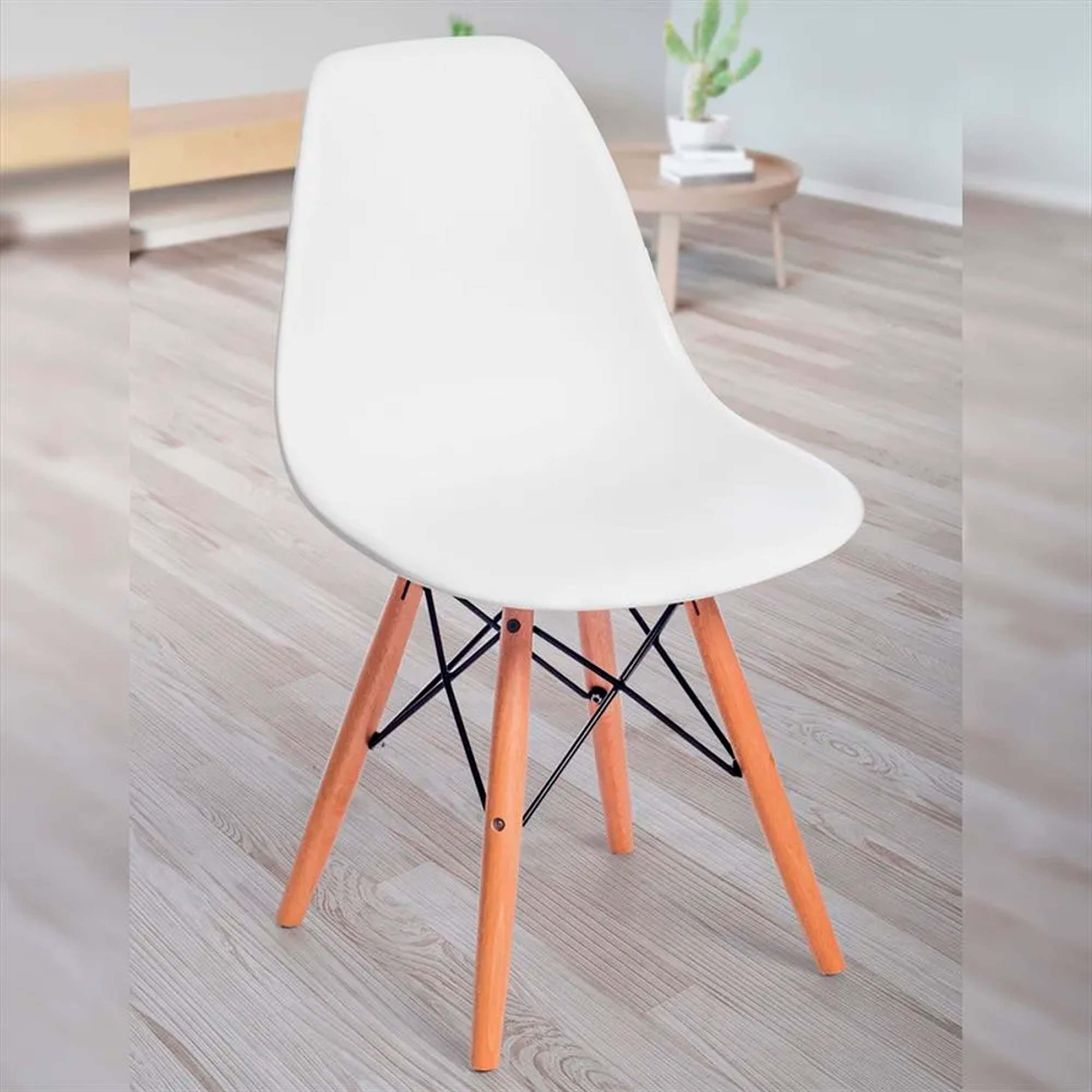 SILLA MODERN EIFFEL BLANCO PLASTICOS MQ