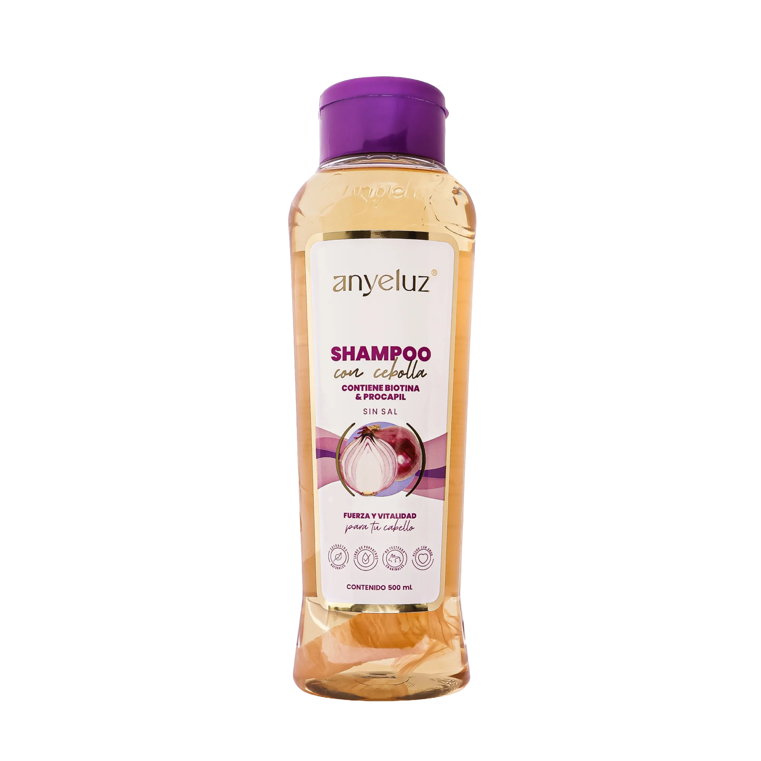 SHAMPOO CON CEBOLLA 500ML ANYELUZ