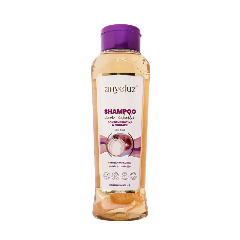 SHAMPOO CON CEBOLLA 500ML ANYELUZ