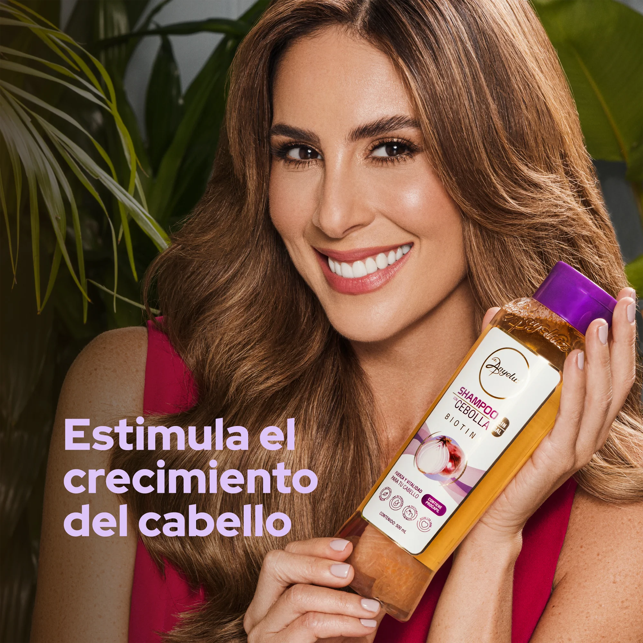 SHAMPOO CON CEBOLLA 500ML ANYELUZ