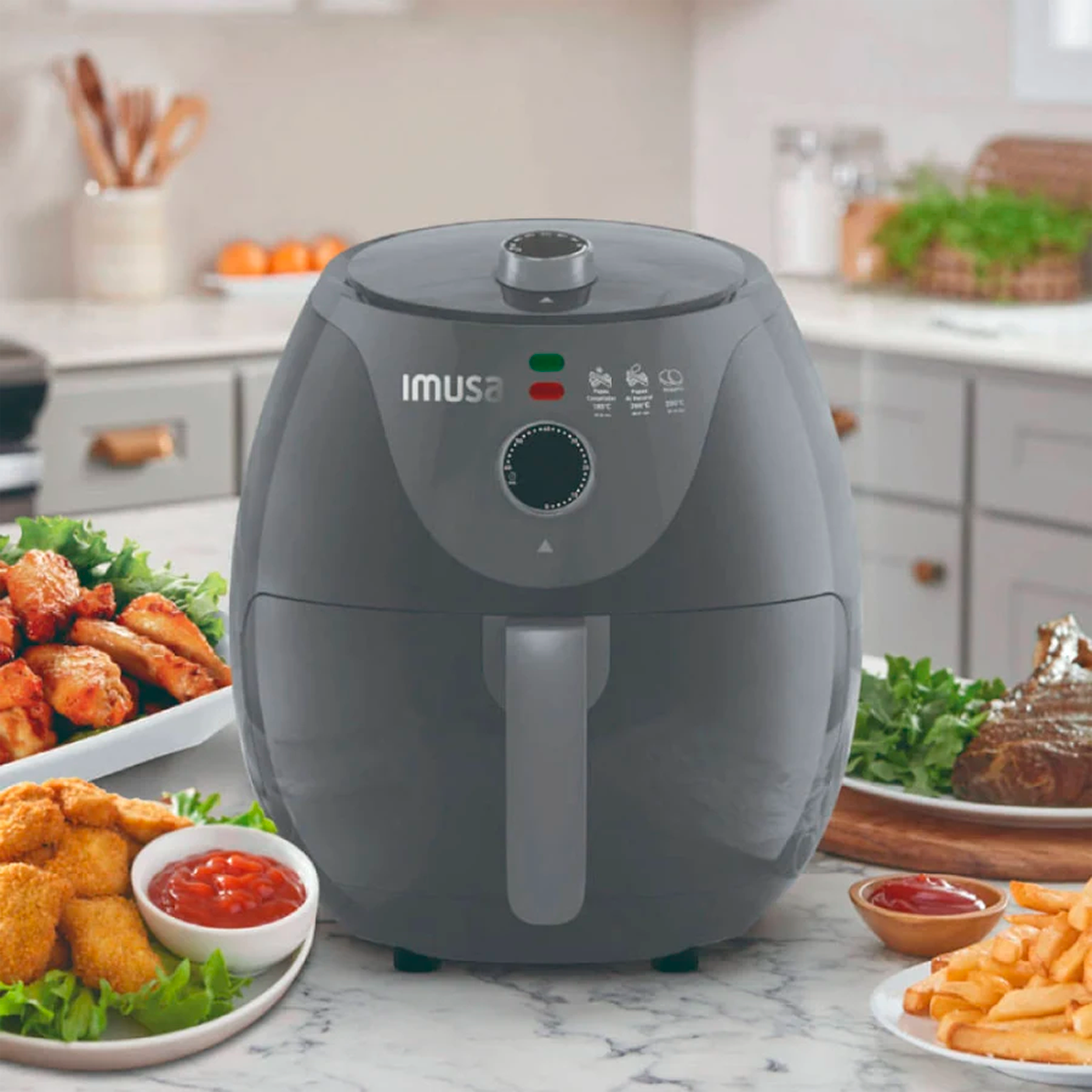 AIRE FRYER ESENCIAL 3.2L GR IMUSA