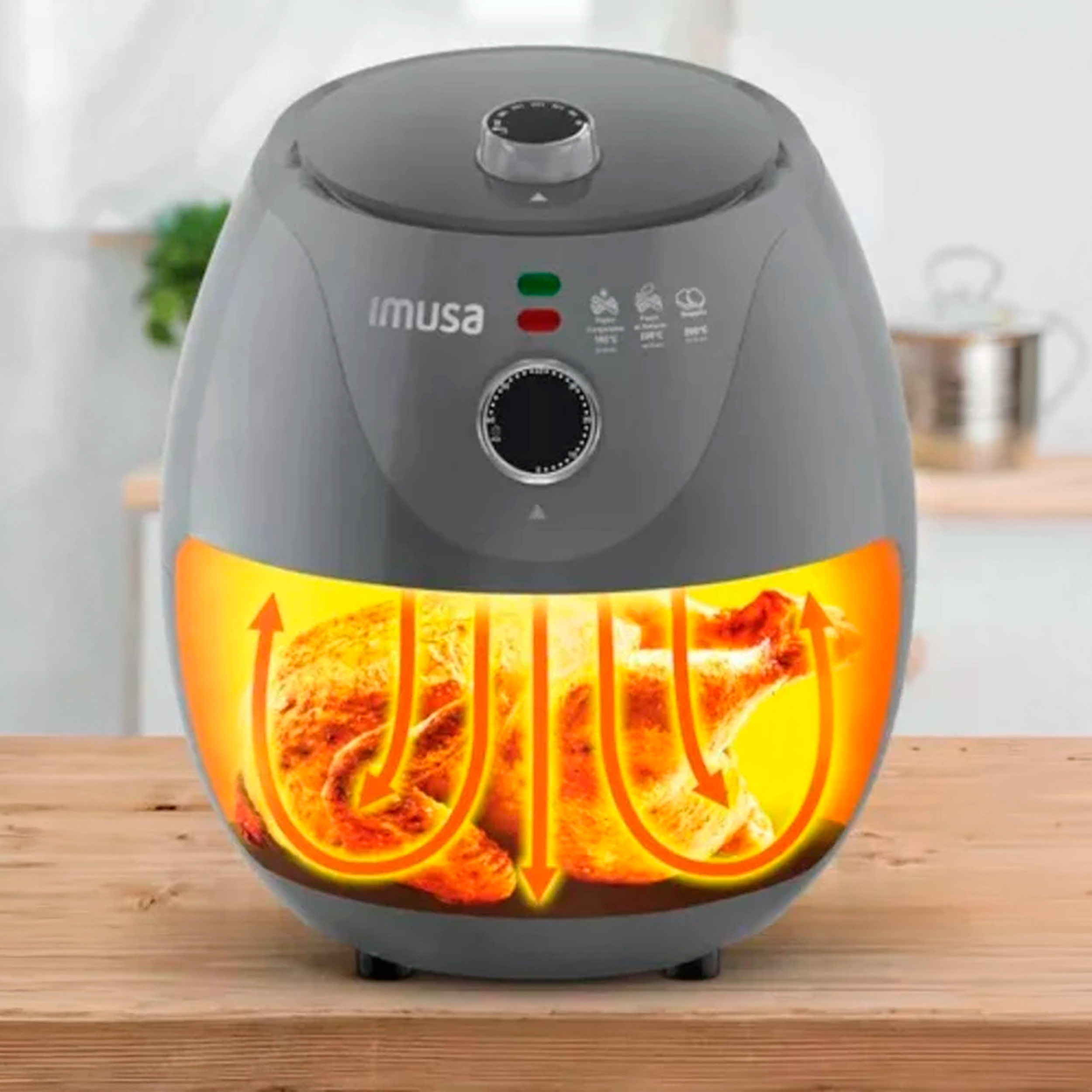 AIRE FRYER ESENCIAL 3.2L GR IMUSA