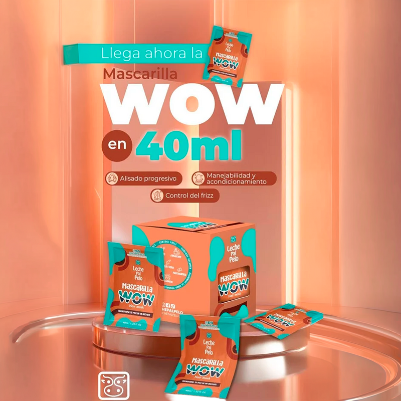 MASCA EFECTO WOW 40ML LECHE PAL PELO