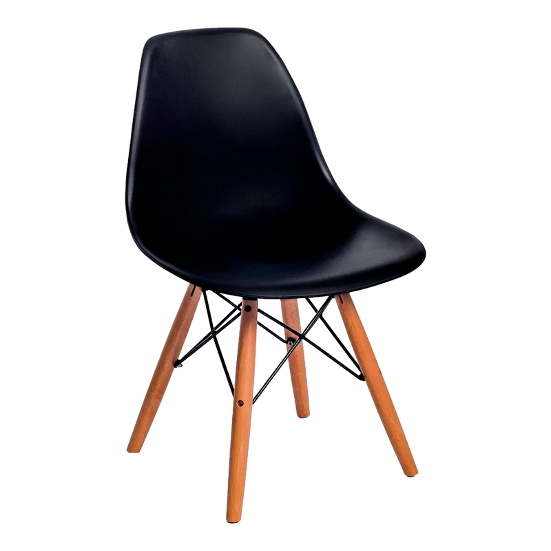 SILLA MODER EIFFEL NEGRO MQ