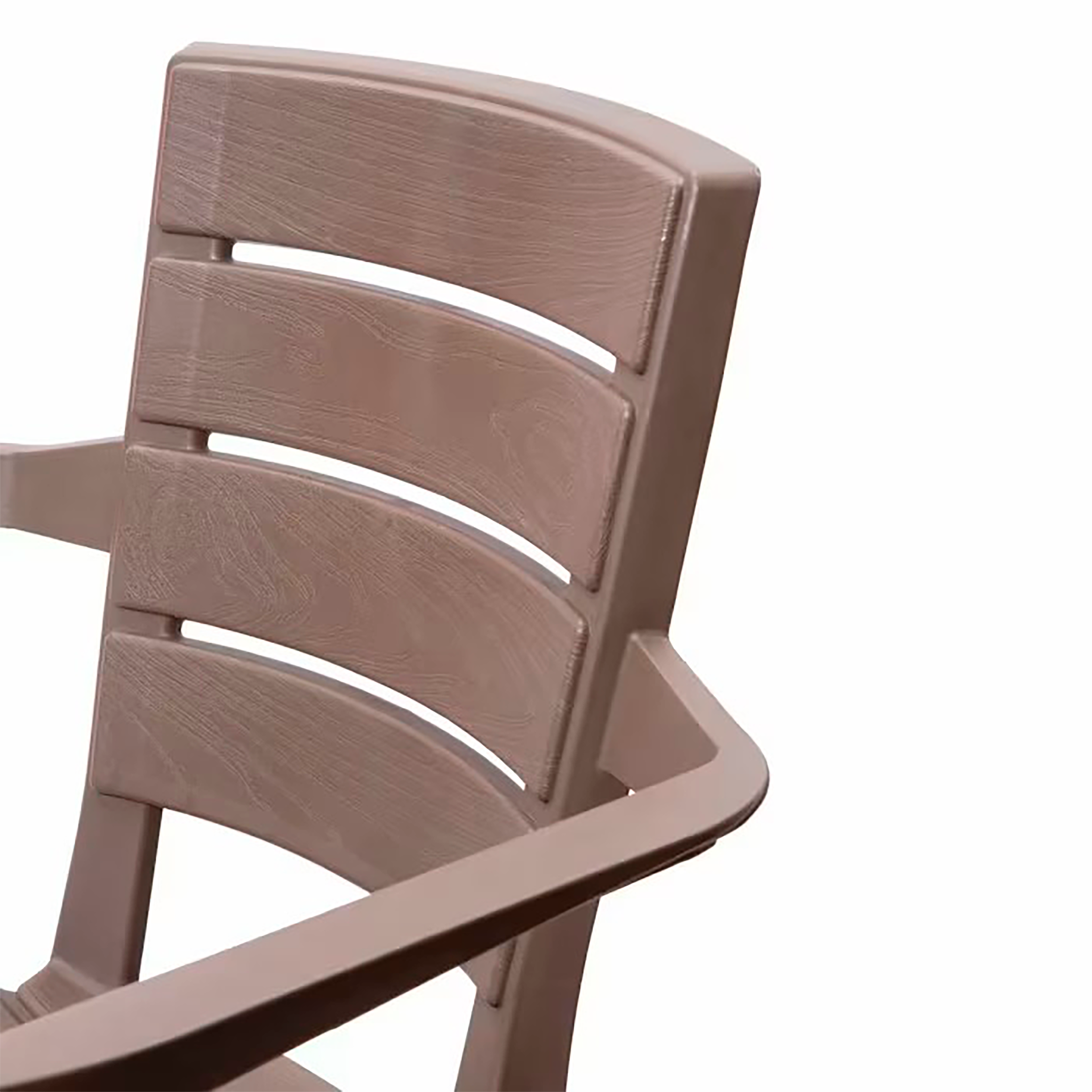 Silla RIMAX Barú con Brazos Mocca