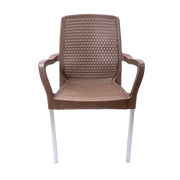 Silla RIMAX Shia con brazos Mocca