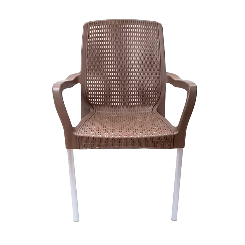 Silla RIMAX Shia con brazos Mocca