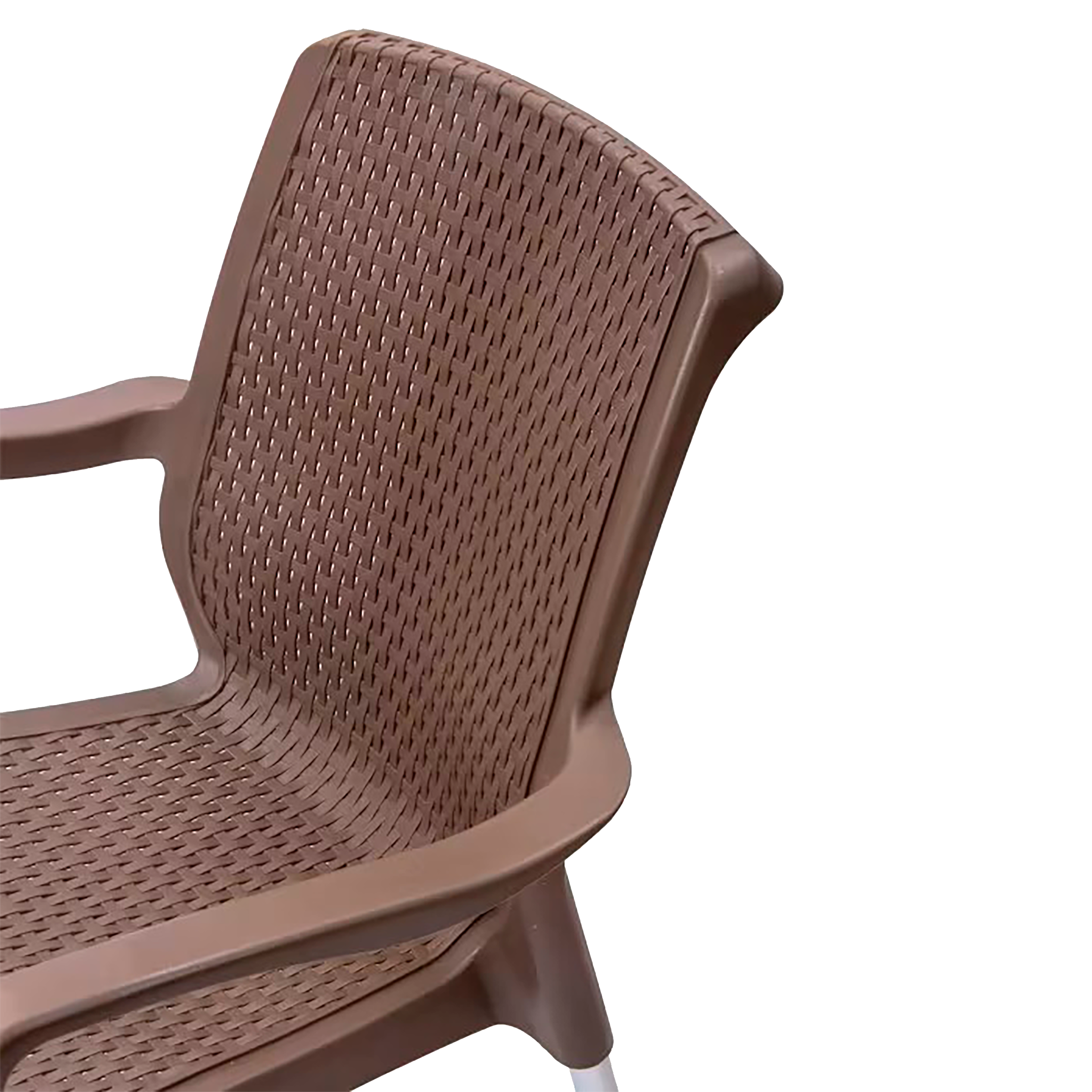 Silla RIMAX Shia con brazos Mocca