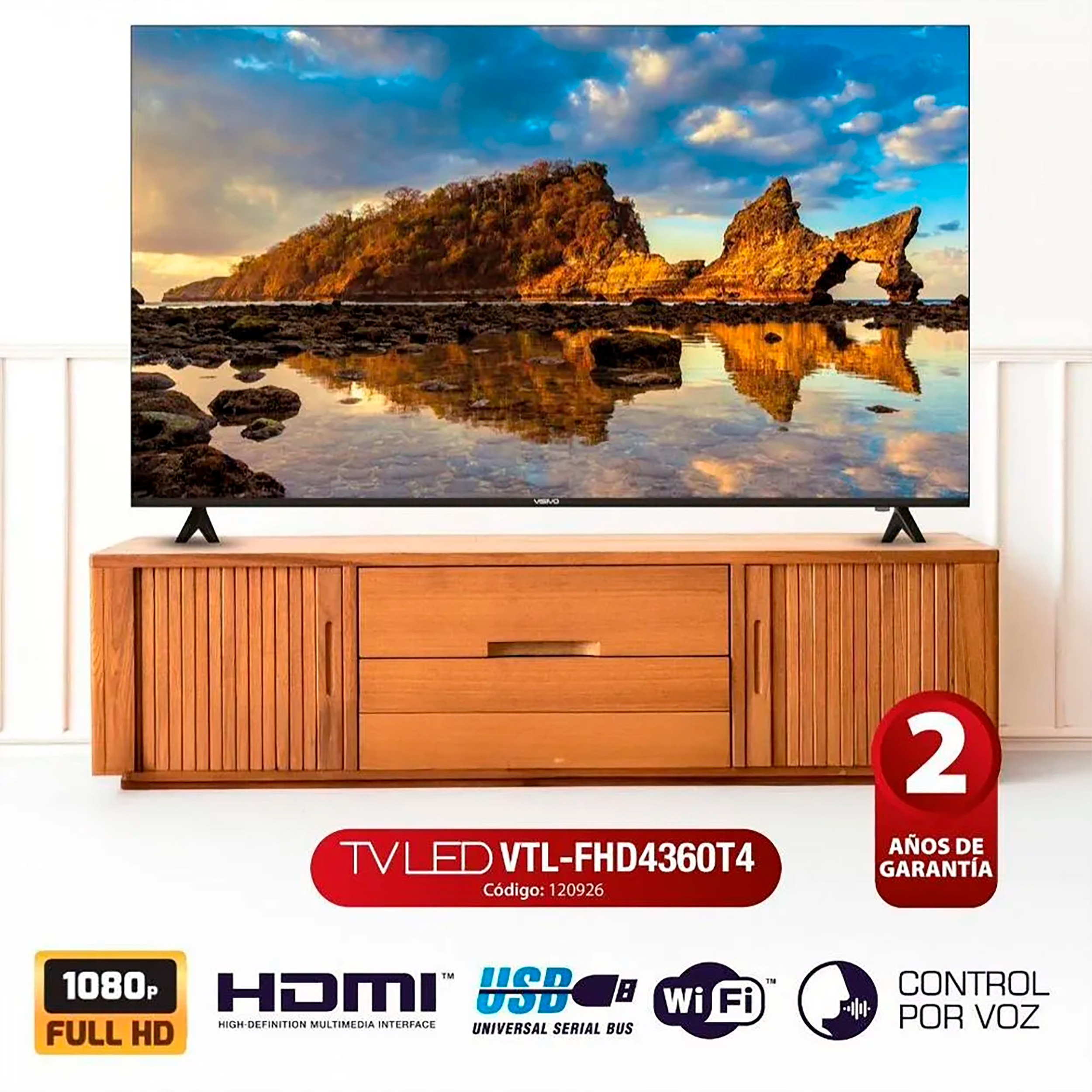 Televisor Led Visivo Smart 43 Webos D60 Vtl Fhd436074