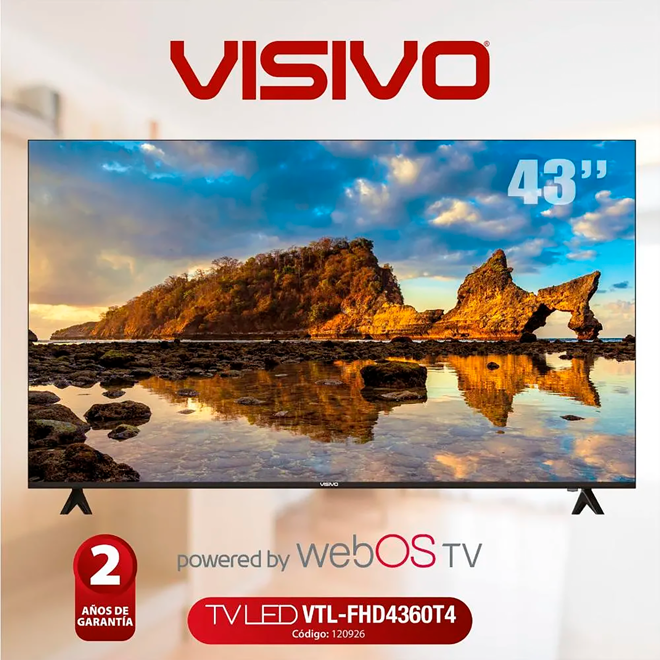 Televisor Led Visivo Smart 43 Webos D60 Vtl Fhd436074