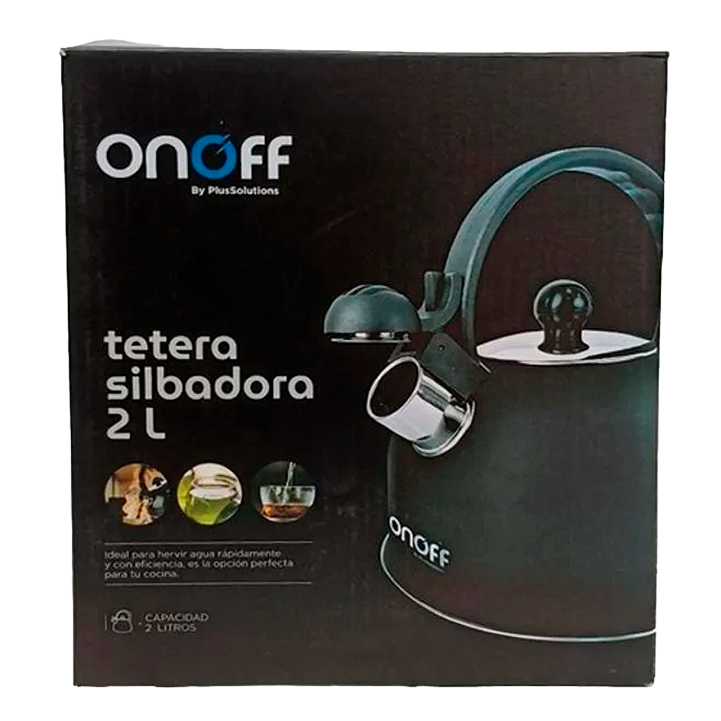 TETERA SILBADORA 2L ACERO INX ON OFF