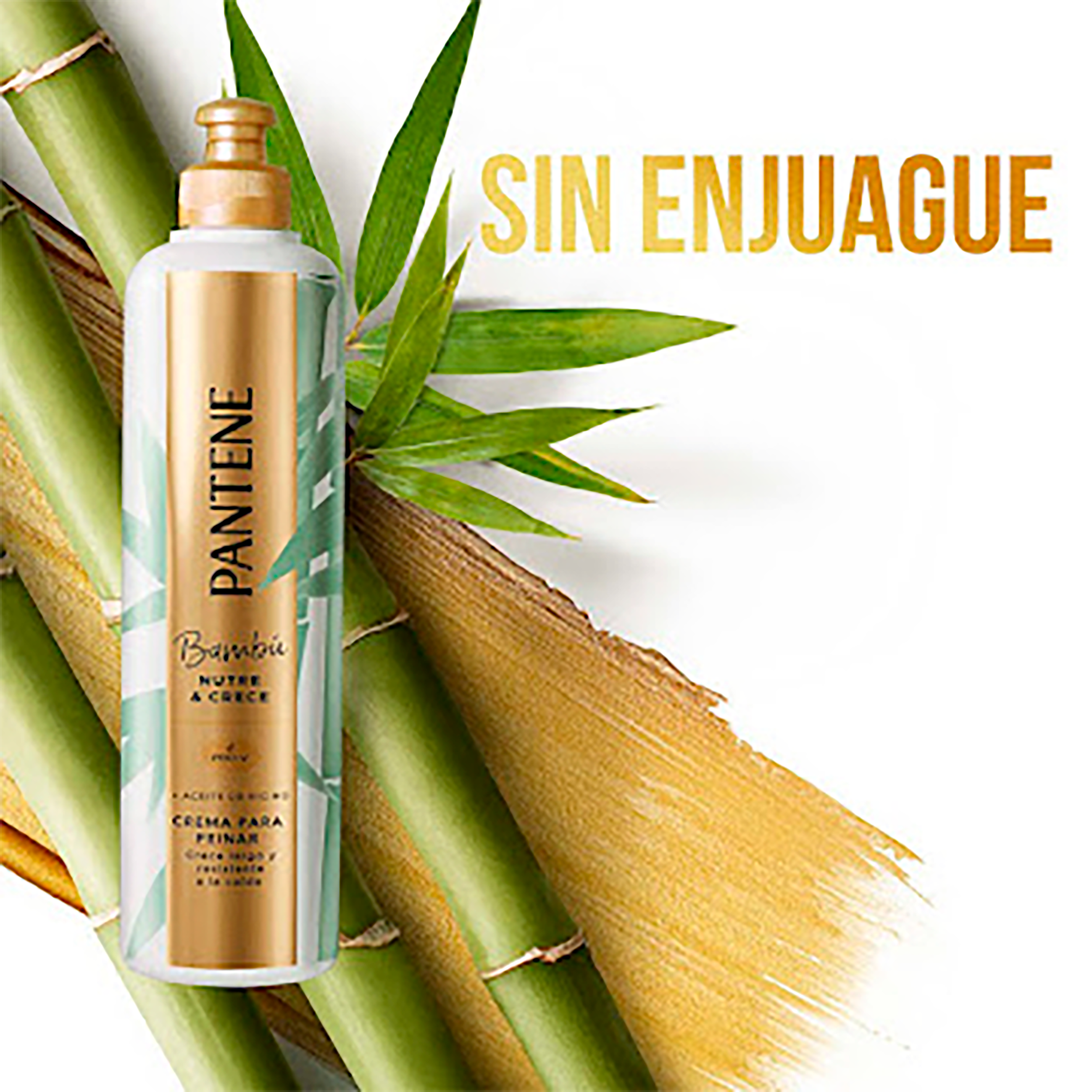 CREMA PARA PEINAR PANTENE BAMBU NUTRE & CRECE 300ML