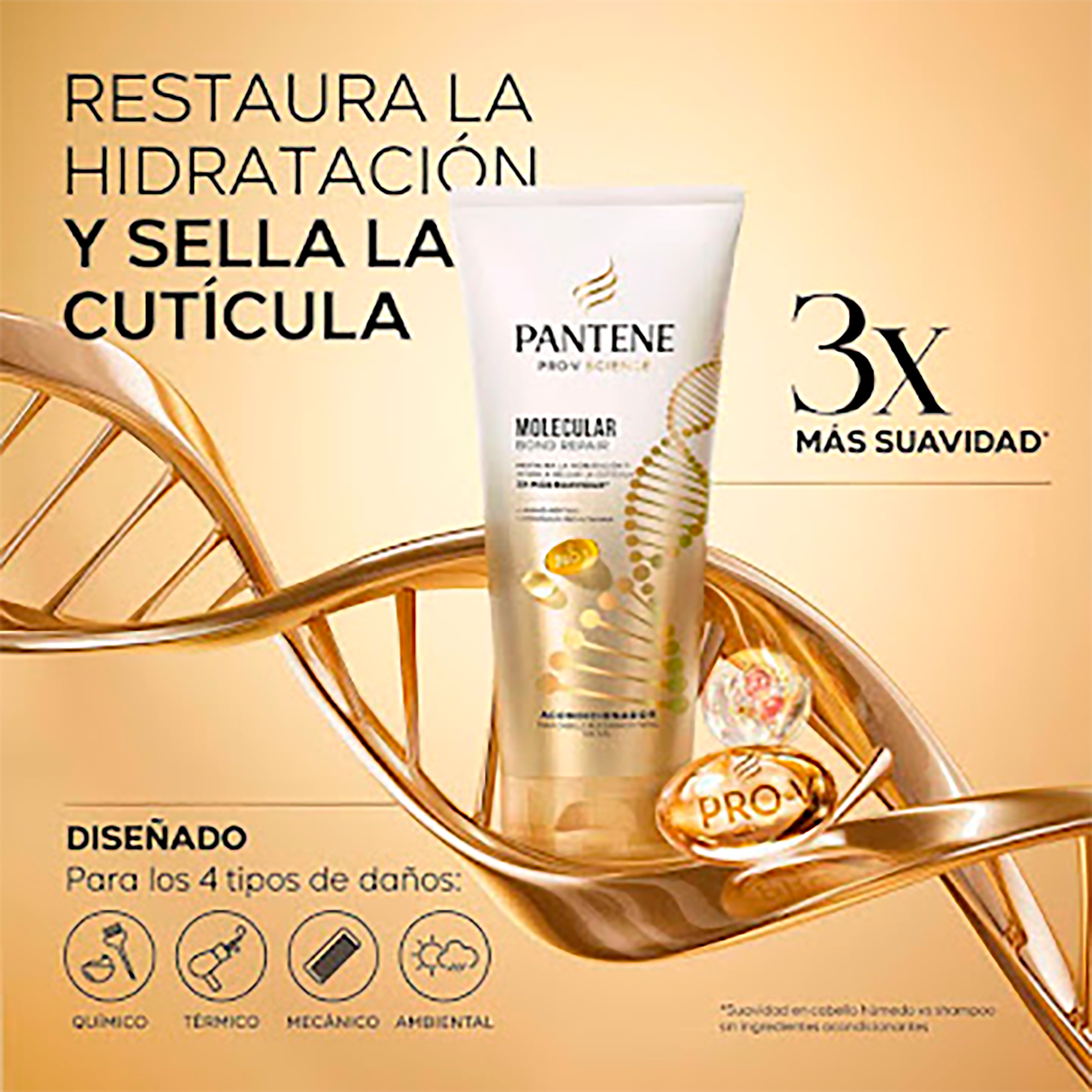 ACONDICIONADOR 250ML REPARACION MOLECULAR PANTENE