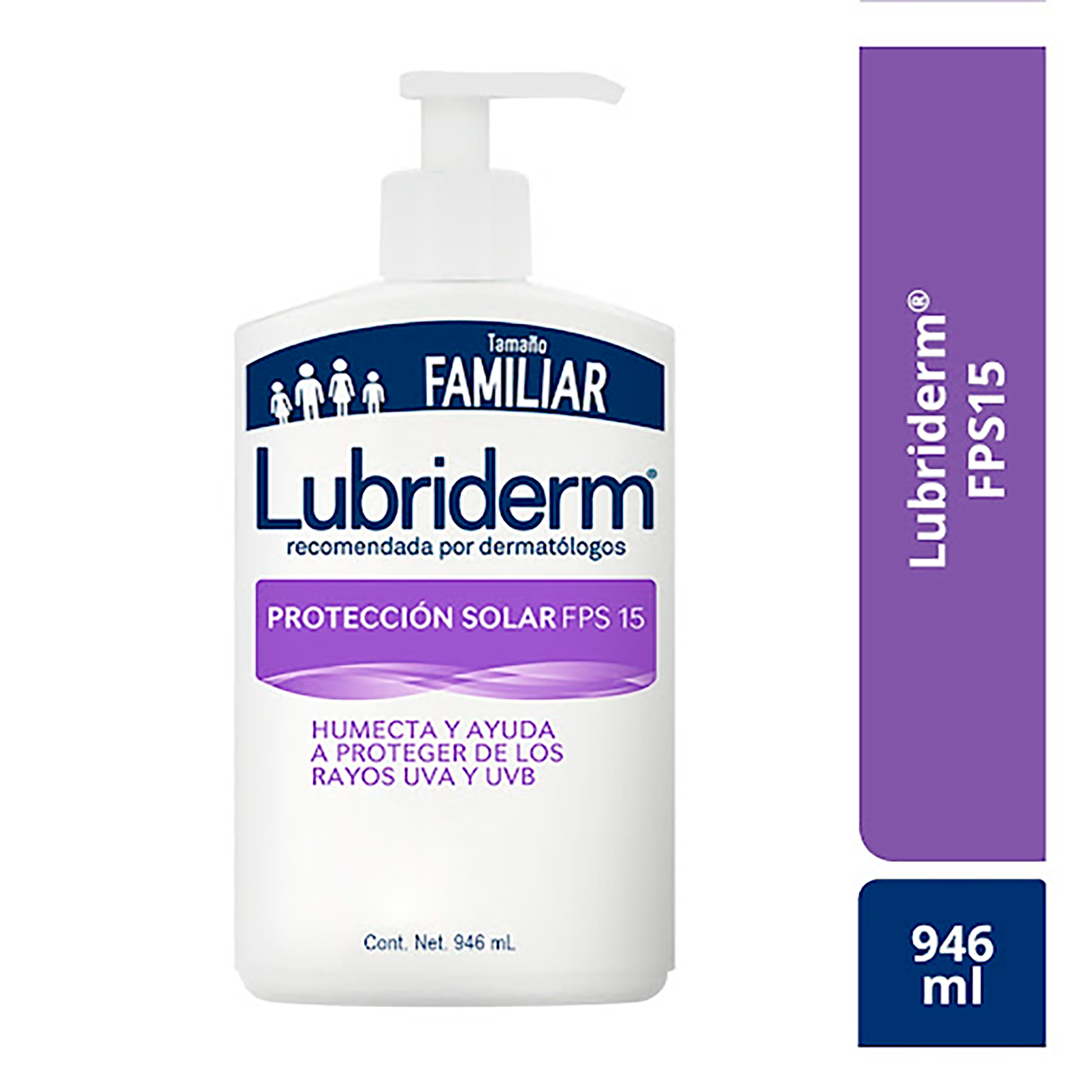 CREMA CORPORAL LUBRIDERM® PROTECCION SOLAR FPS 15 x946ml