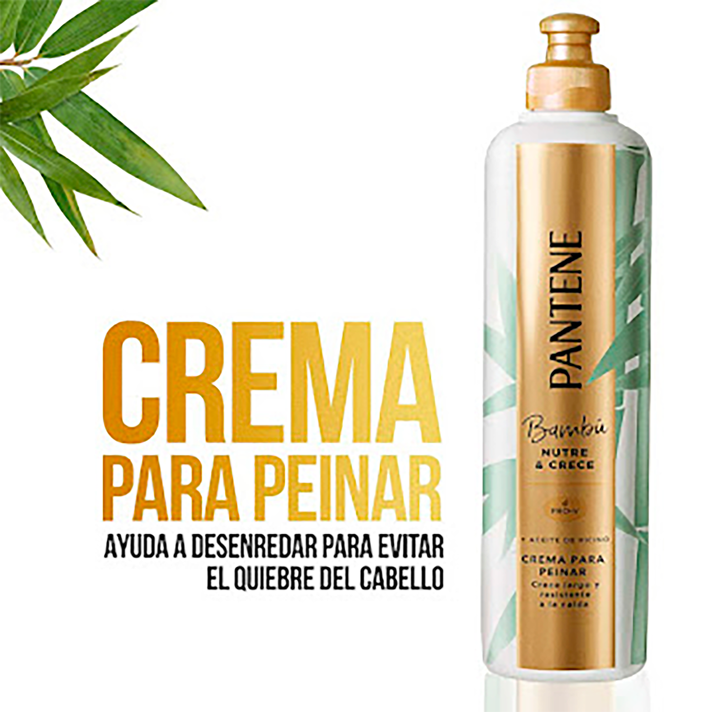 CREMA PARA PEINAR PANTENE BAMBU NUTRE & CRECE 300ML