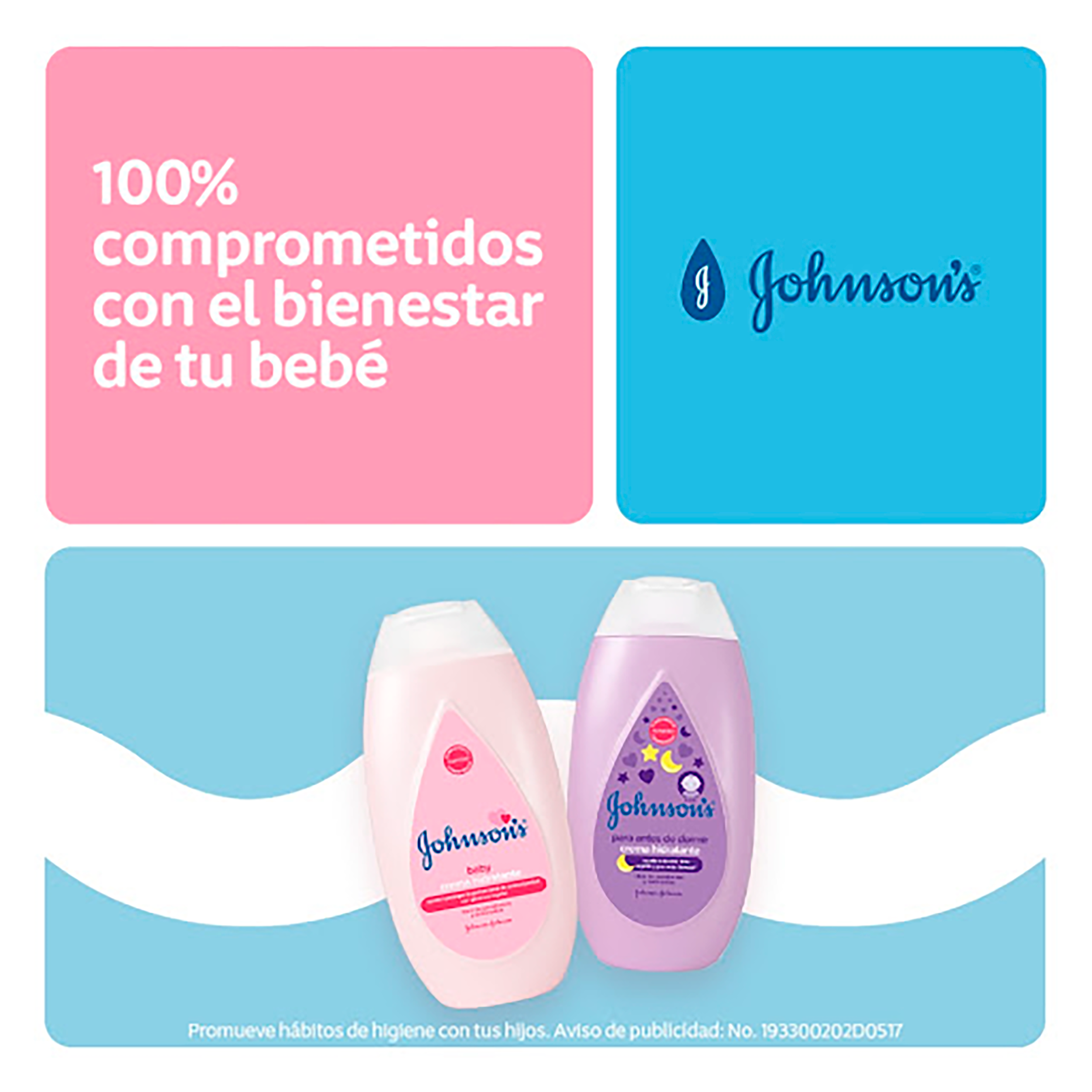 CREMA LIQUIDA HIDRATANTE BEBE JOHNSON'S® BABY ORIGINAL X200ML