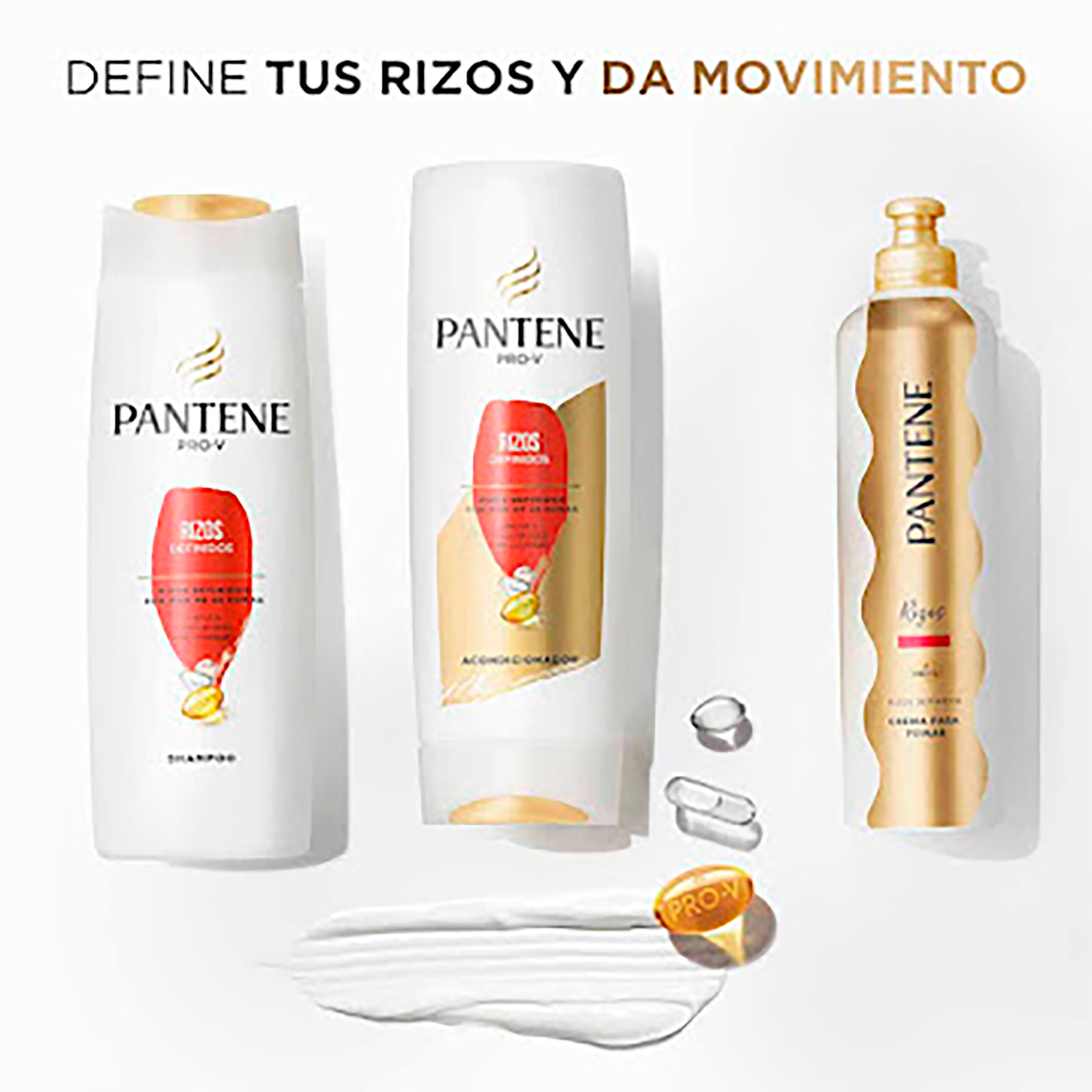 CREMA PARA PEINAR RIZOS DEFINIDOS PANTENE 300ML