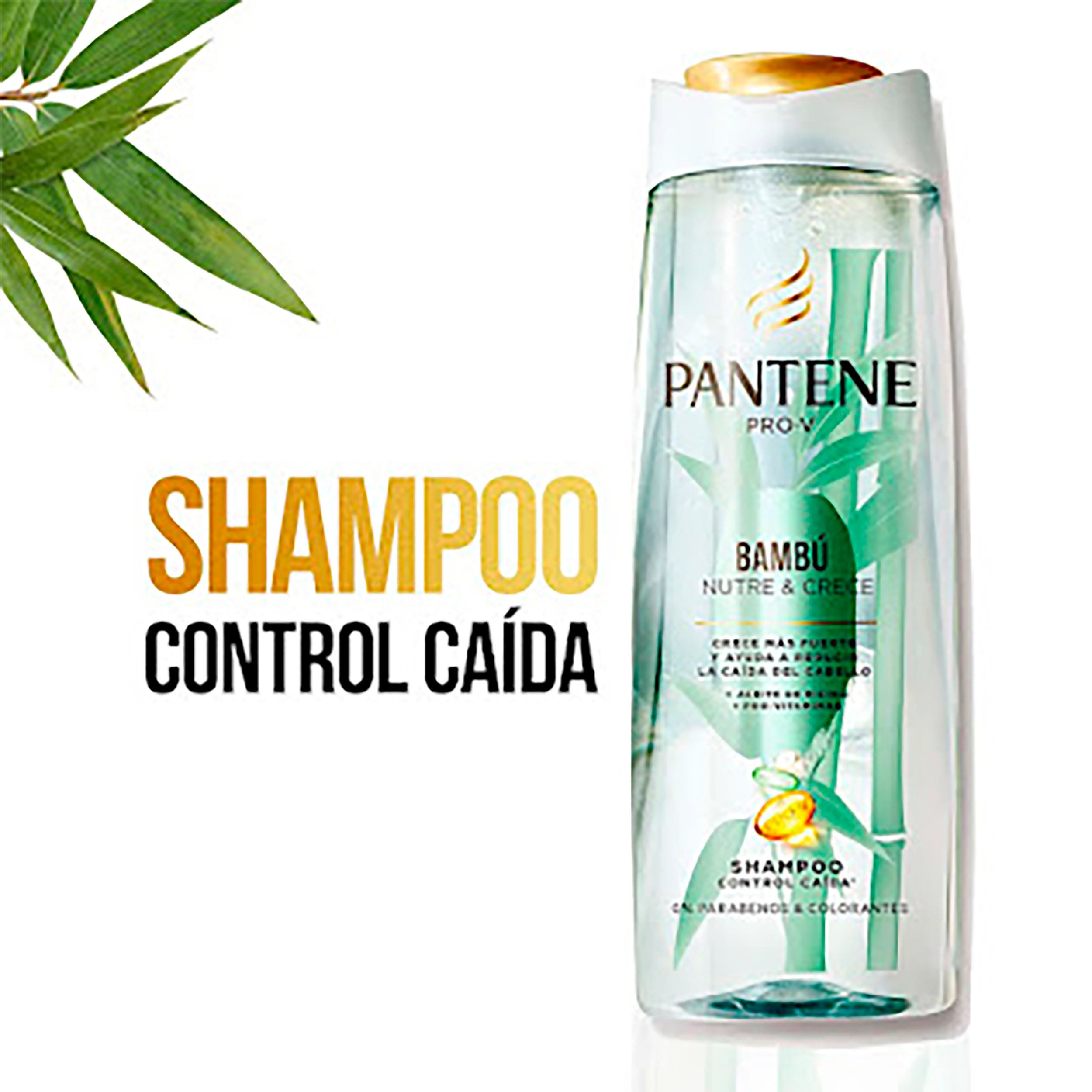 SHAMPOO CONTROL CAIDA BAMBU NUTRE & CRECE  PANTENE 400ML