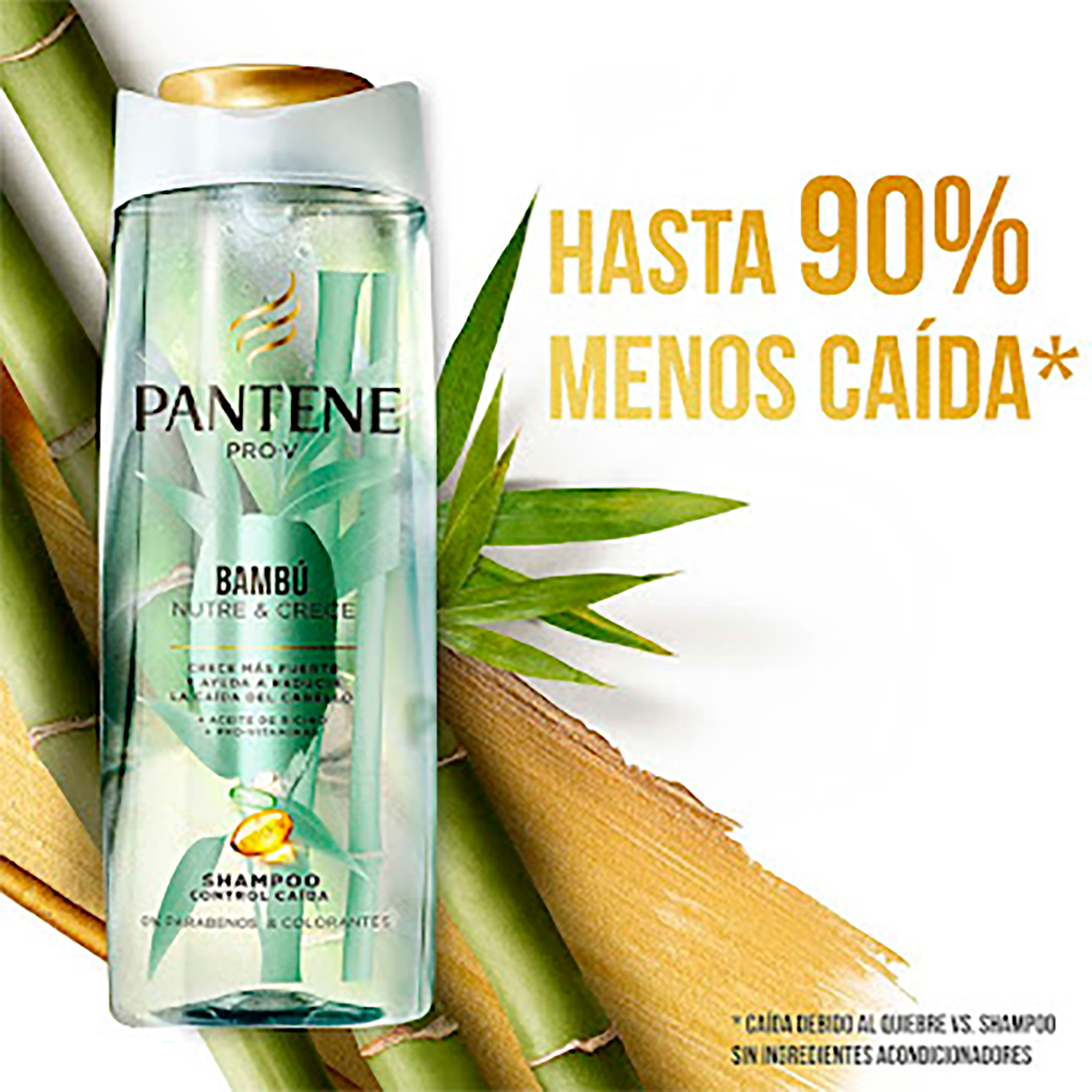 SHAMPOO CONTROL CAIDA BAMBU NUTRE & CRECE  PANTENE 400ML