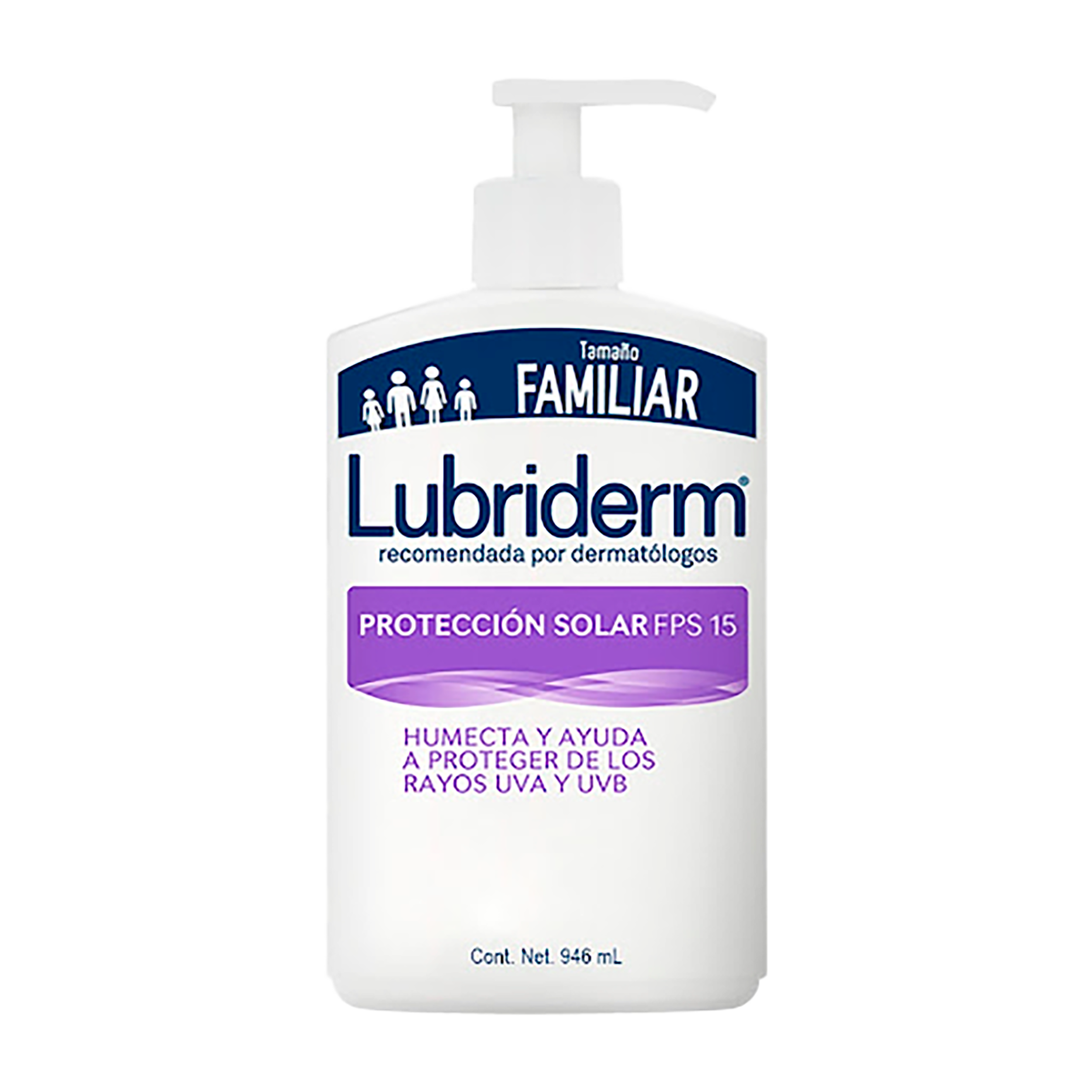 CREMA CORPORAL LUBRIDERM® PROTECCION SOLAR FPS 15 x946ml