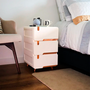 MUEBLE LUJO PEQUEÑO X3 CAJONES COBRE LUXURY