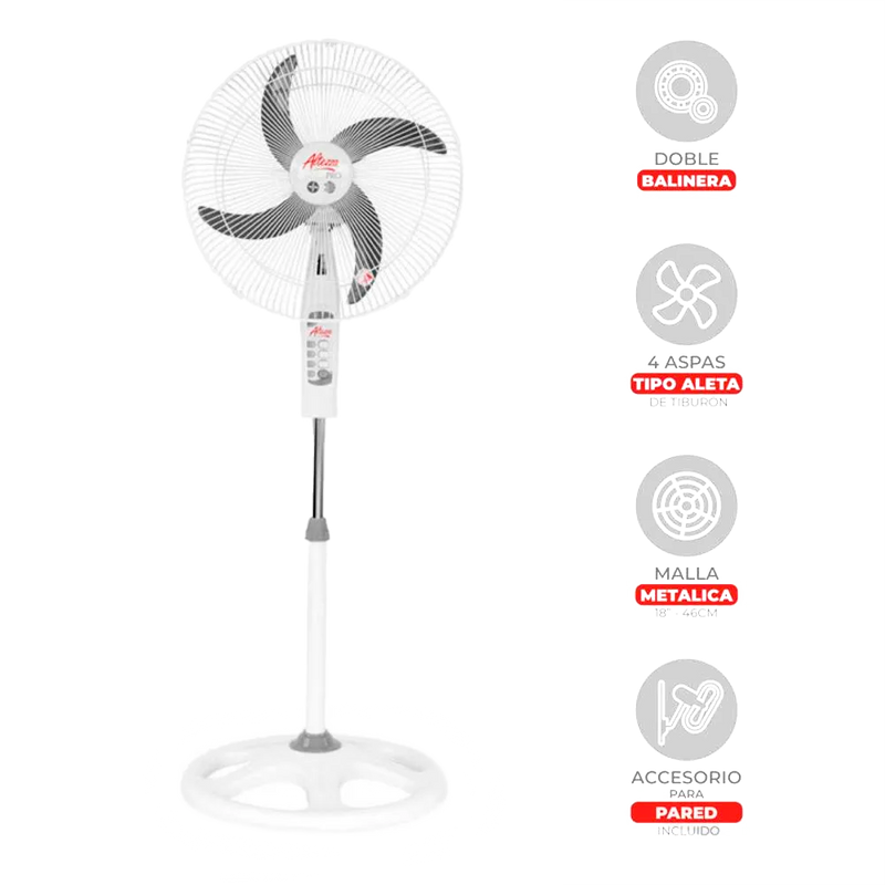 VTDOR ALTEZZA PRO 18" 2EN1 M/METALIC BCO