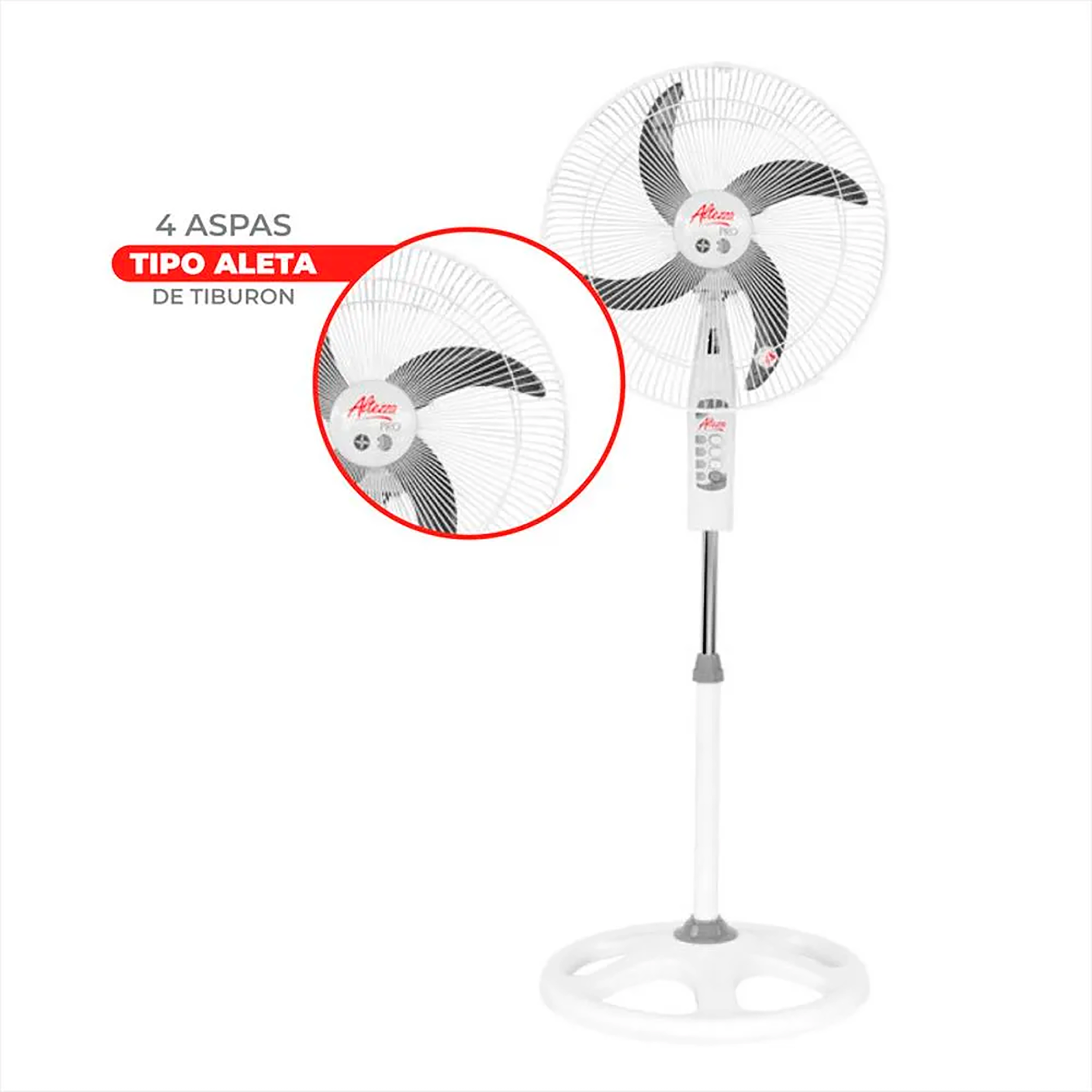 VTDOR ALTEZZA PRO 18" 2EN1 M/METALIC BCO