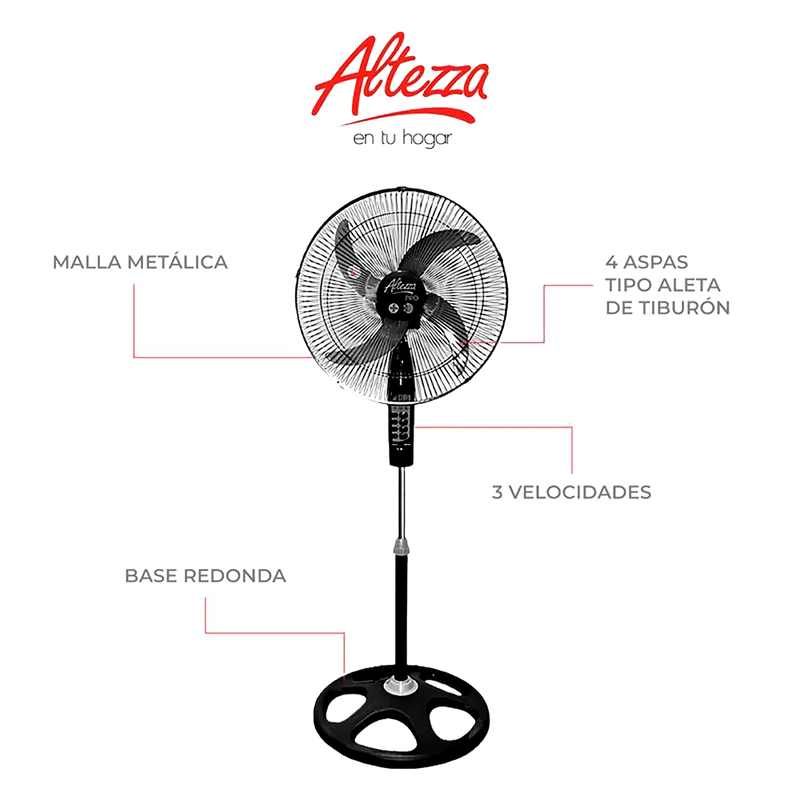 VTDOR ALTEZZA PRO 18" 2EN1 M/METALIC NEG