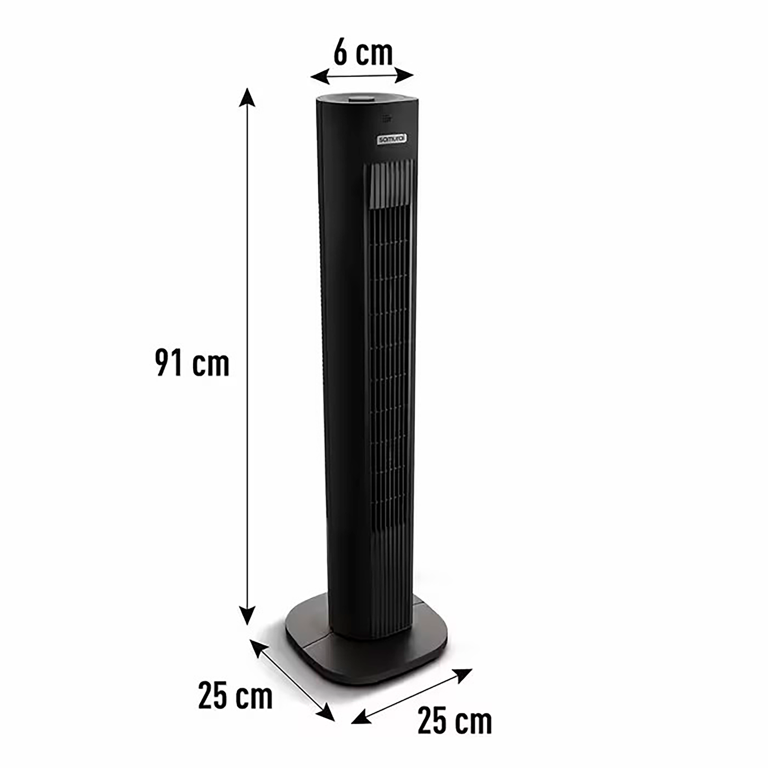 VENTILADOR DE TORRE EOLE ESSENTIAL NEGRO SAMURAI