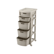 CAJONERO SHIA 5G TAUPE RIMA